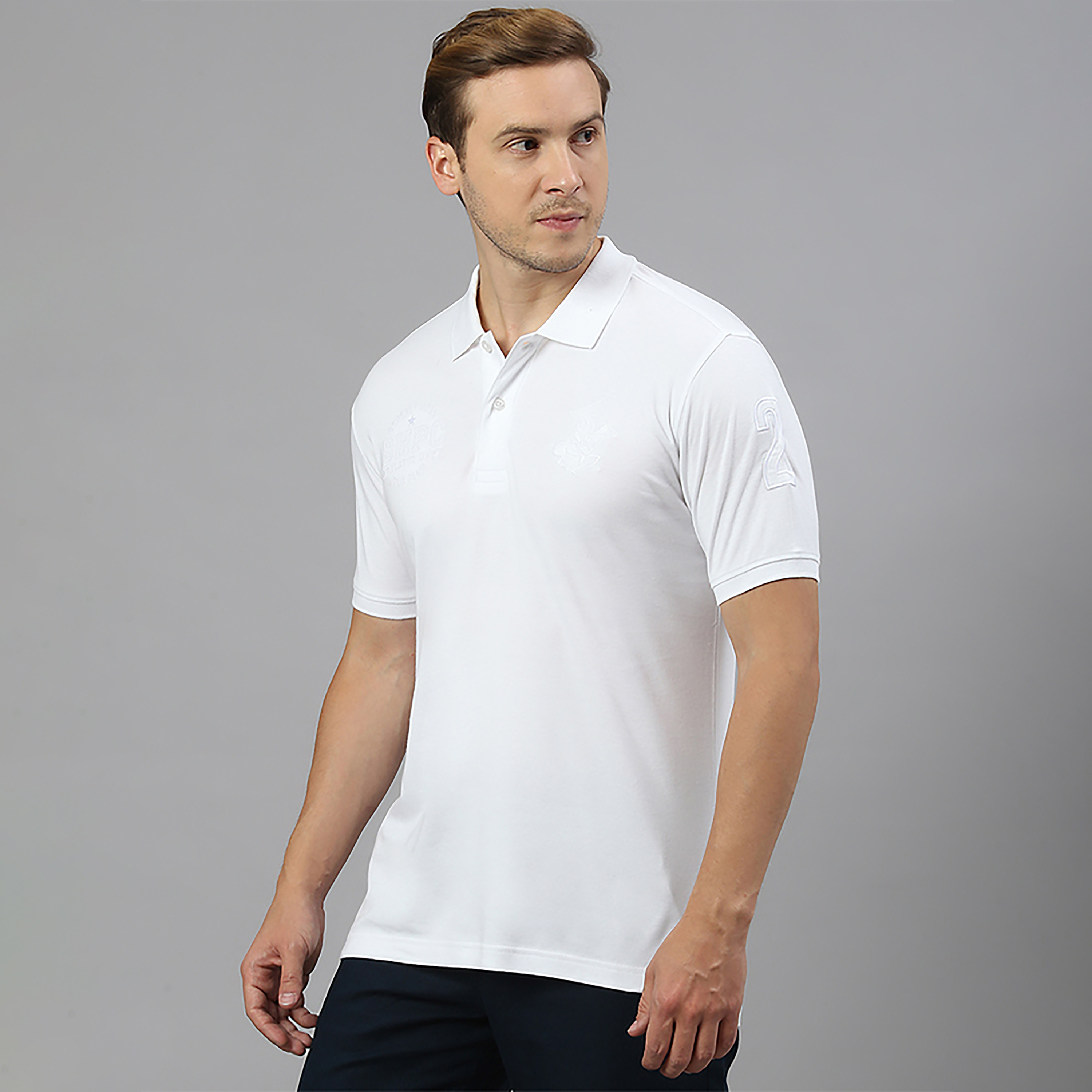 Beverly Hills Polo Club Logo Collared Short Sleeves Polo T-Shirt-men-clothing-tshirtsandpolos-polos-image-2