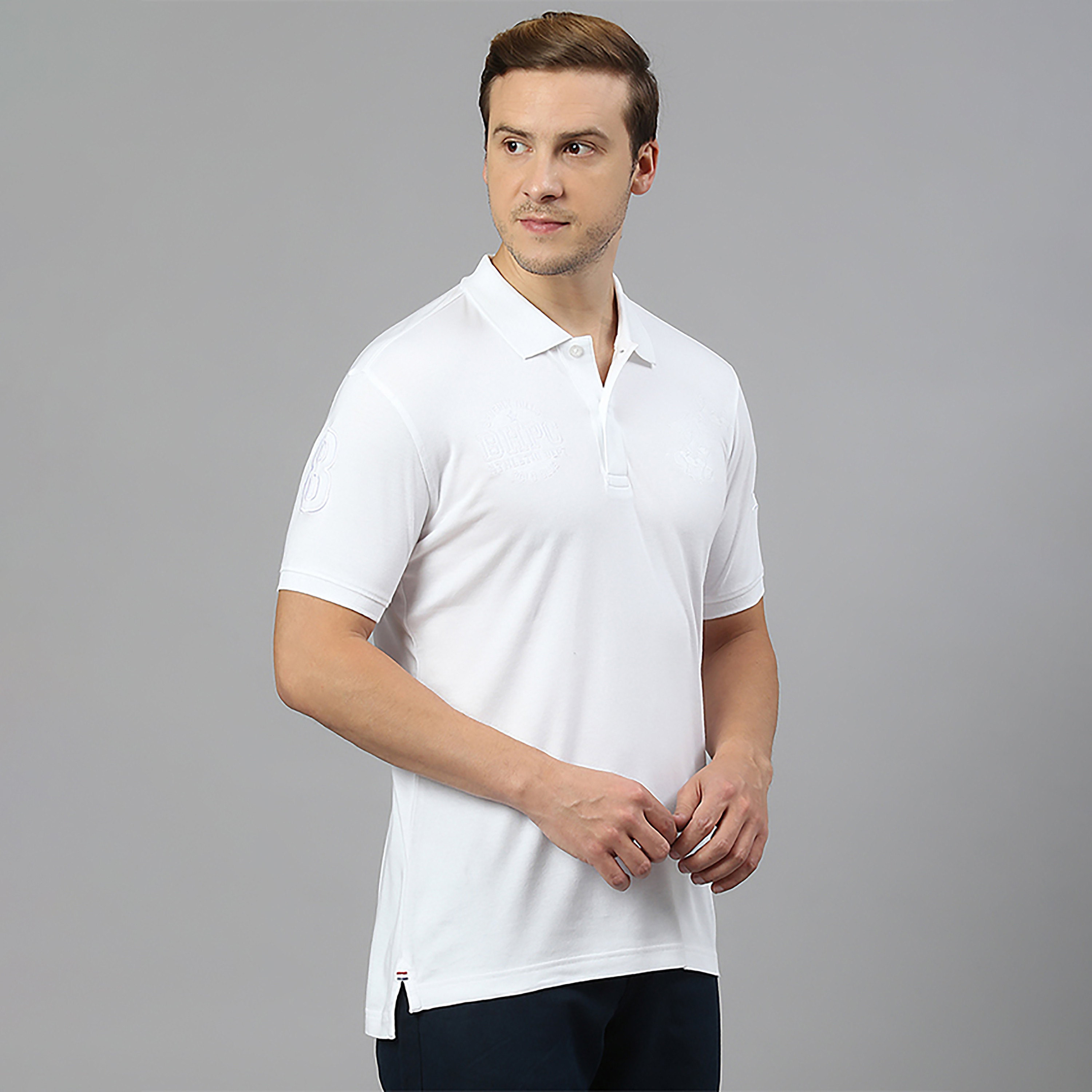 Beverly Hills Polo Club Logo Collared Short Sleeves Polo T-Shirt-men-clothing-tshirtsandpolos-polos-image-3