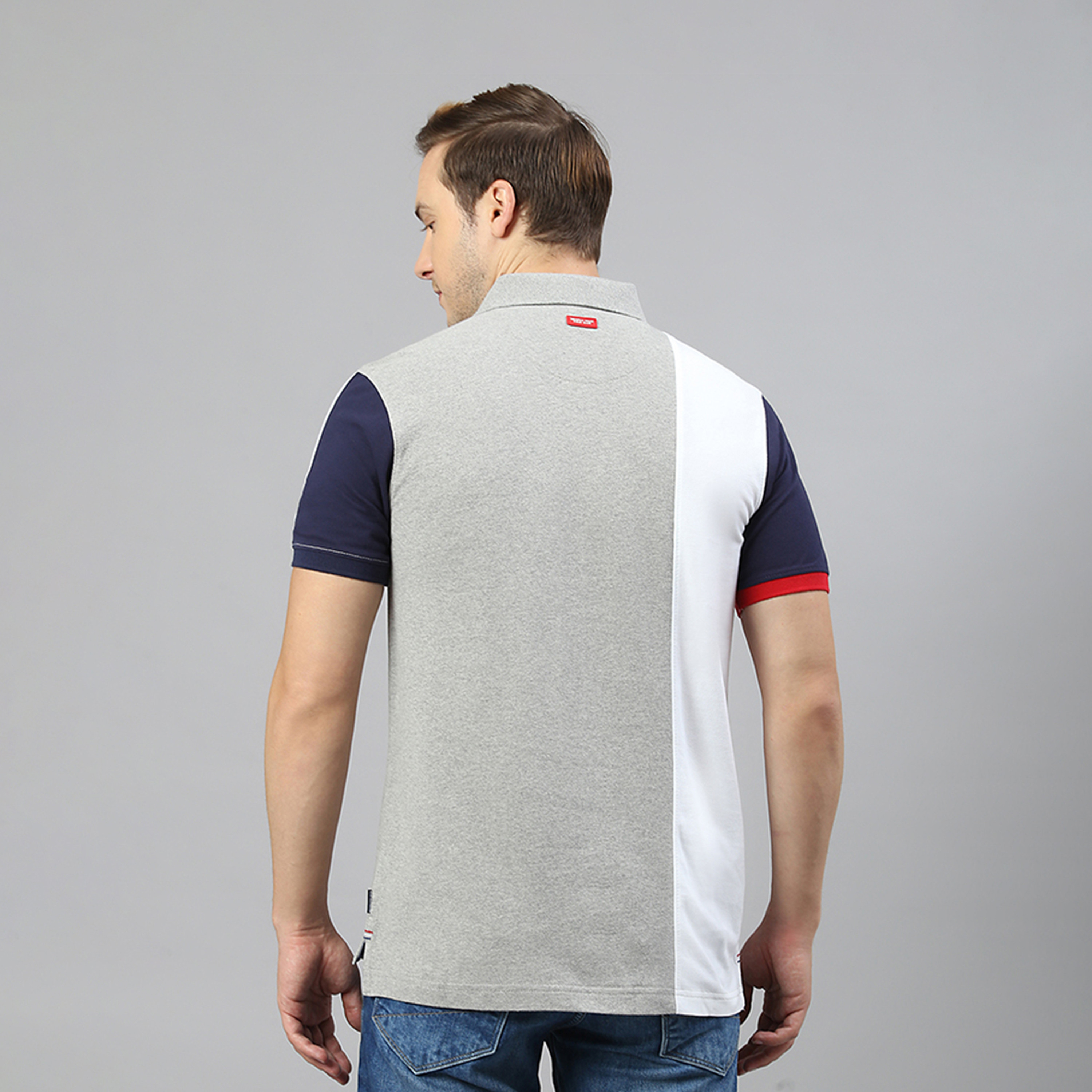 Beverly Hills Polo Club Color Block Collared Short Sleeve Polo T-shirt-men-clothing-tshirtsandpolos-polos-image-4