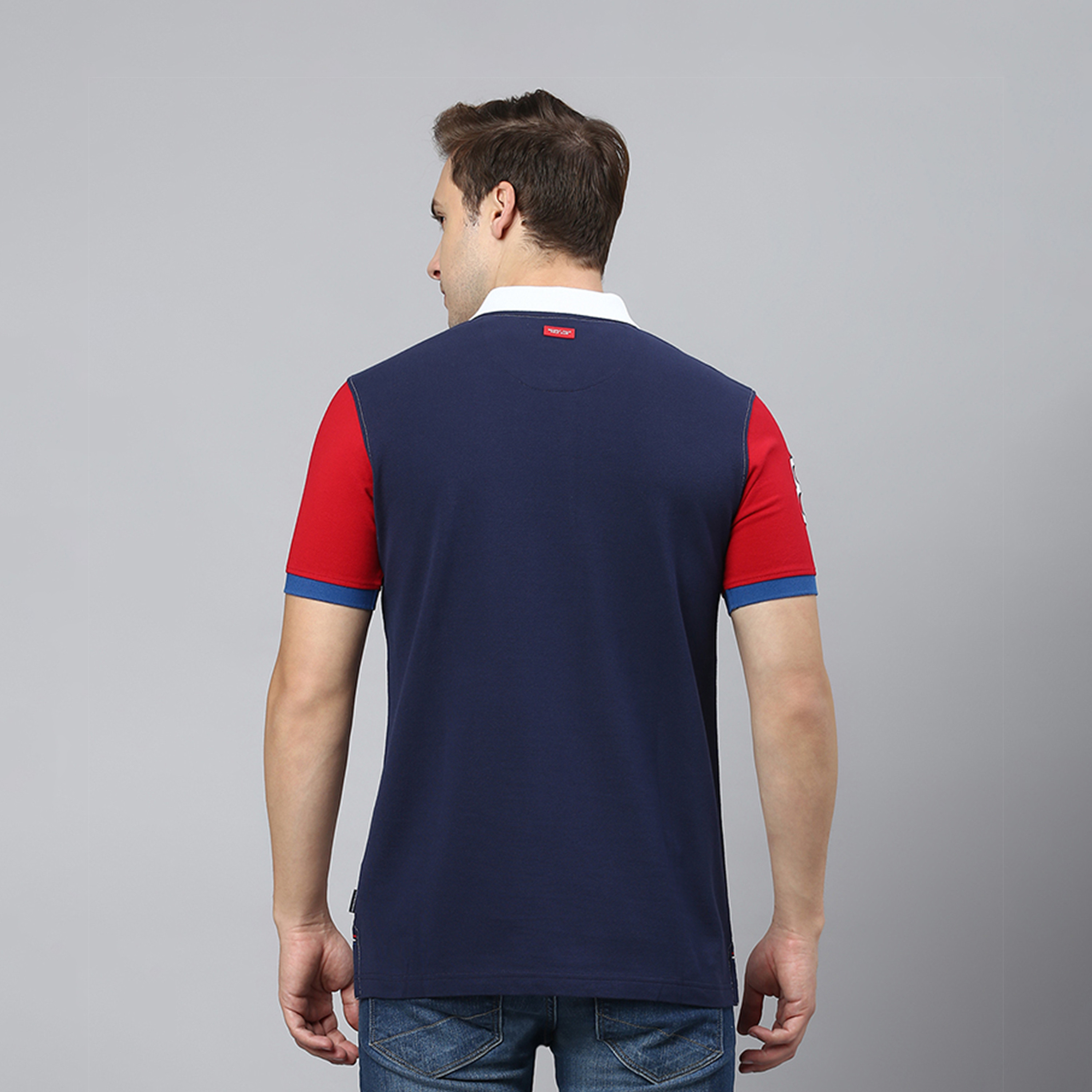 Beverly Hills Polo Club Color Block Collared Short Sleeve Polo T-shirt-men-clothing-tshirtsandpolos-polos-image-4