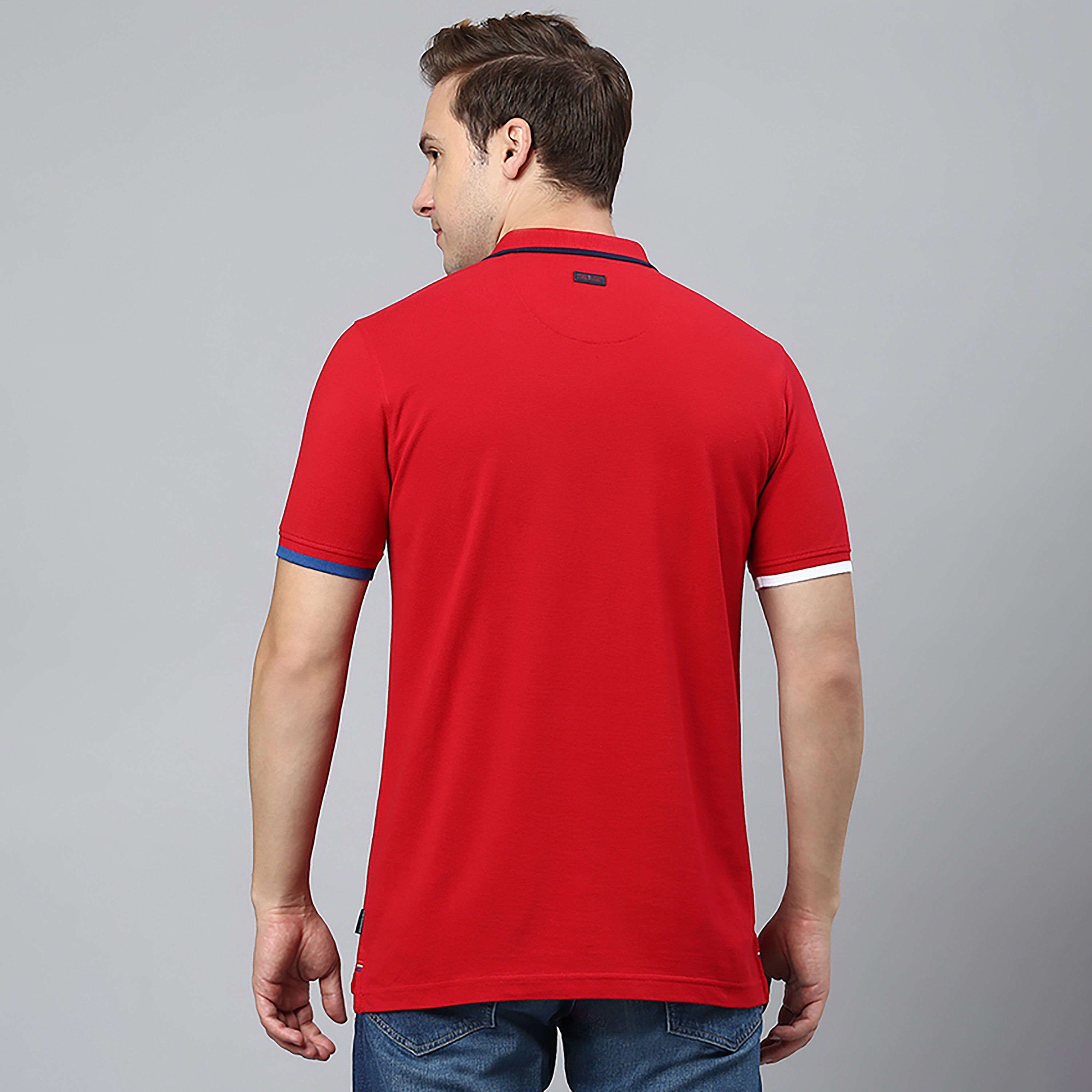 تي شيرت بولو من بيفرلي هيلز بولو كلوب سادة بياقة وأكمام قصيرة-men-clothing-tshirtsandpolos-polos-image-8