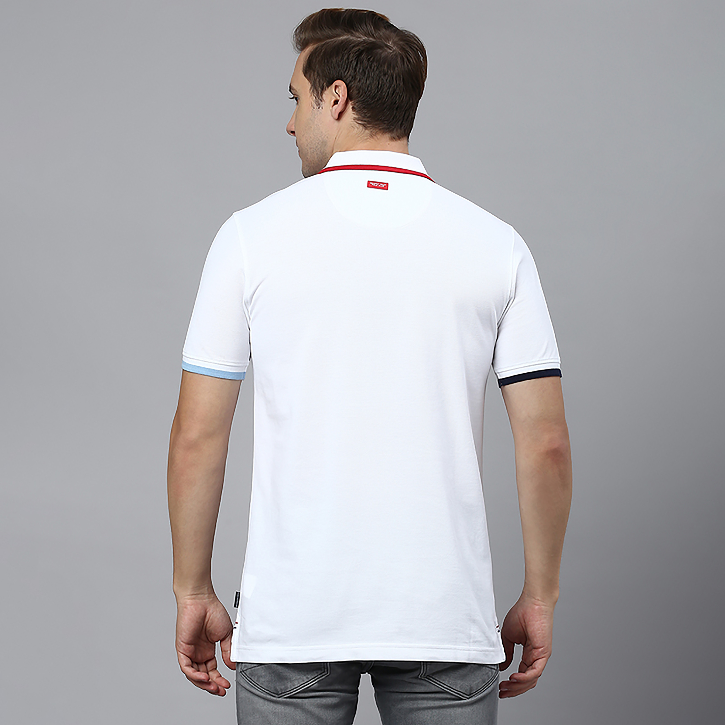 تي شيرت بولو من بيفرلي هيلز بولو كلوب سادة بياقة وأكمام قصيرة-men-clothing-tshirtsandpolos-polos-image-12