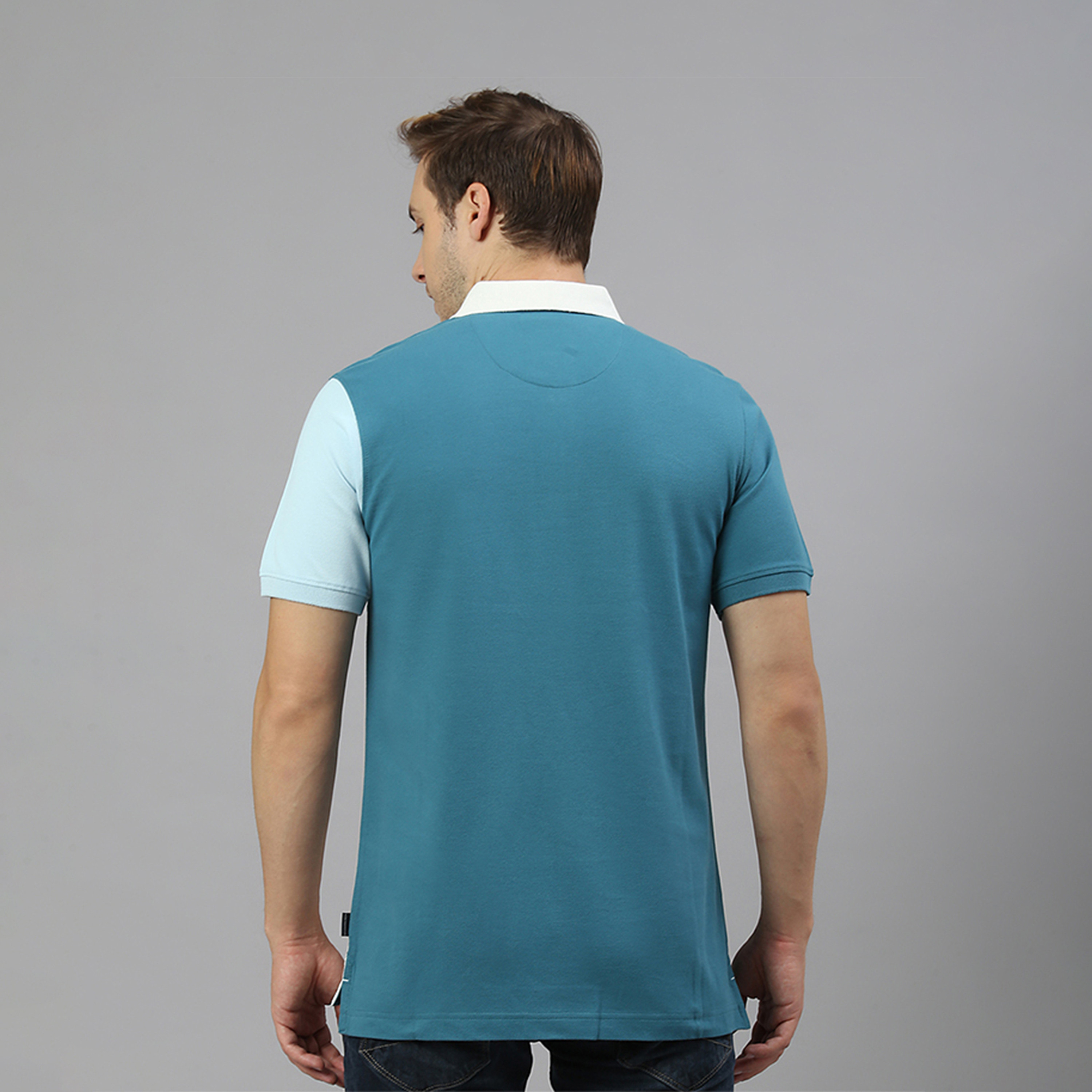 Beverly Hills Polo Club Color Block Collared Short Sleeve Polo T-shirt-men-clothing-tshirtsandpolos-polos-image-4