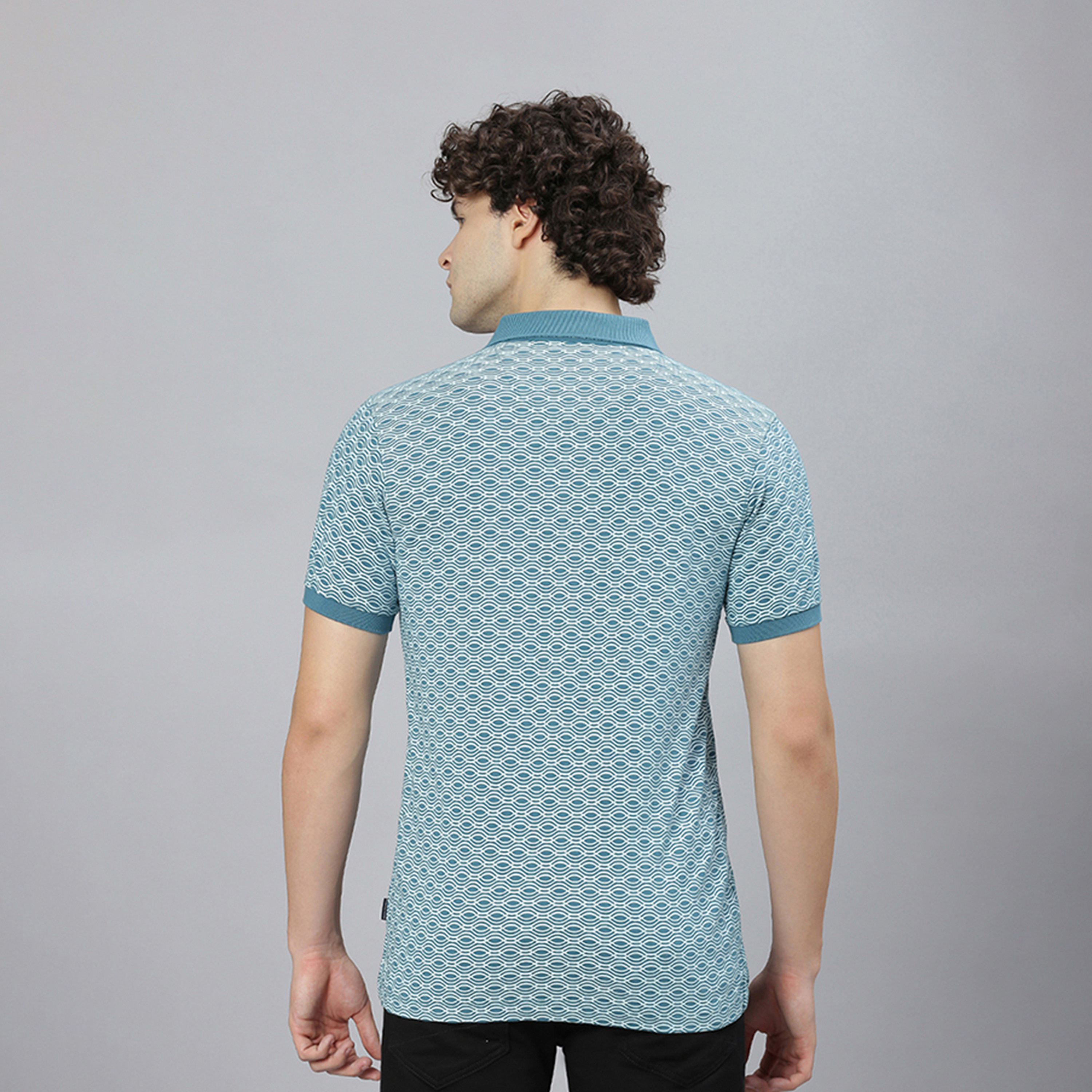 Beverly Hills Polo Club Printed Collared Short Sleeve Polo T-shirt-men-clothing-tshirtsandpolos-polos-image-4