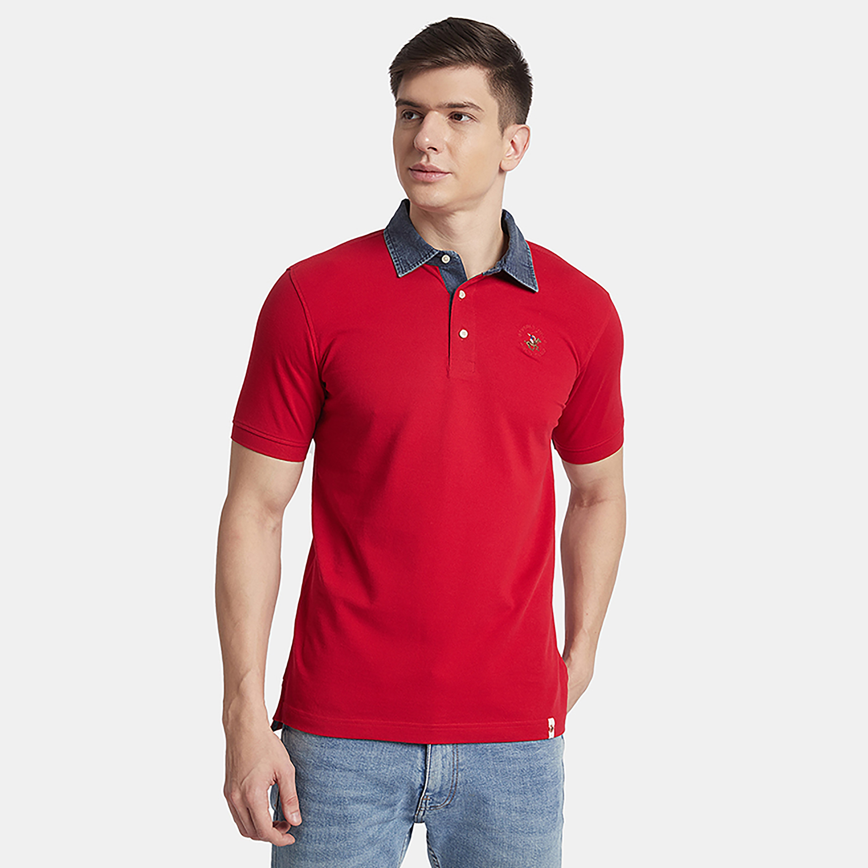 تي شيرت بولو من بيفرلي هيلز بولو كلوب بياقة وأكمام قصيرة مع شعار-men-clothing-tshirtsandpolos-polos-image-5