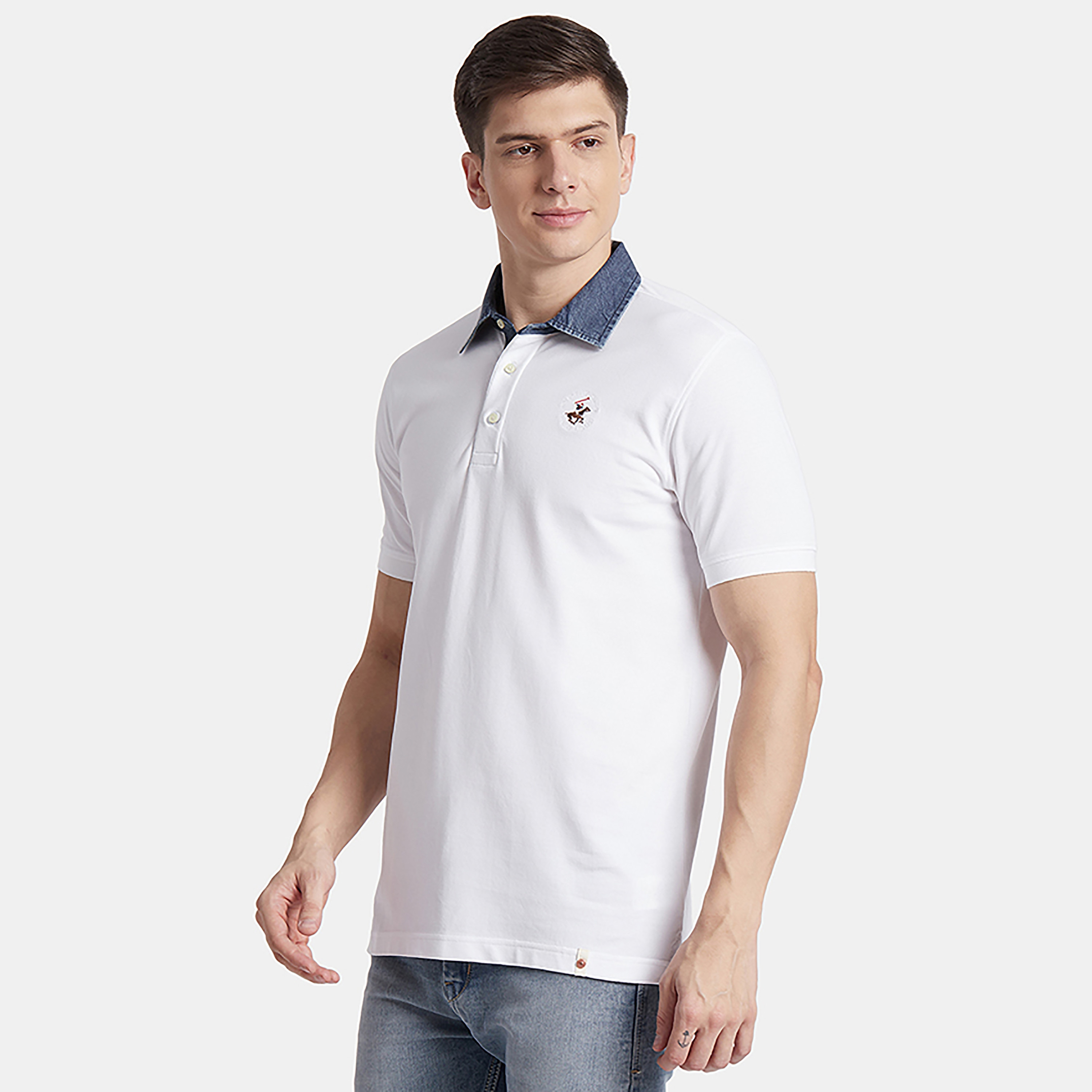 تي شيرت بولو من بيفرلي هيلز بولو كلوب بياقة وأكمام قصيرة مع شعار-men-clothing-tshirtsandpolos-polos-image-11