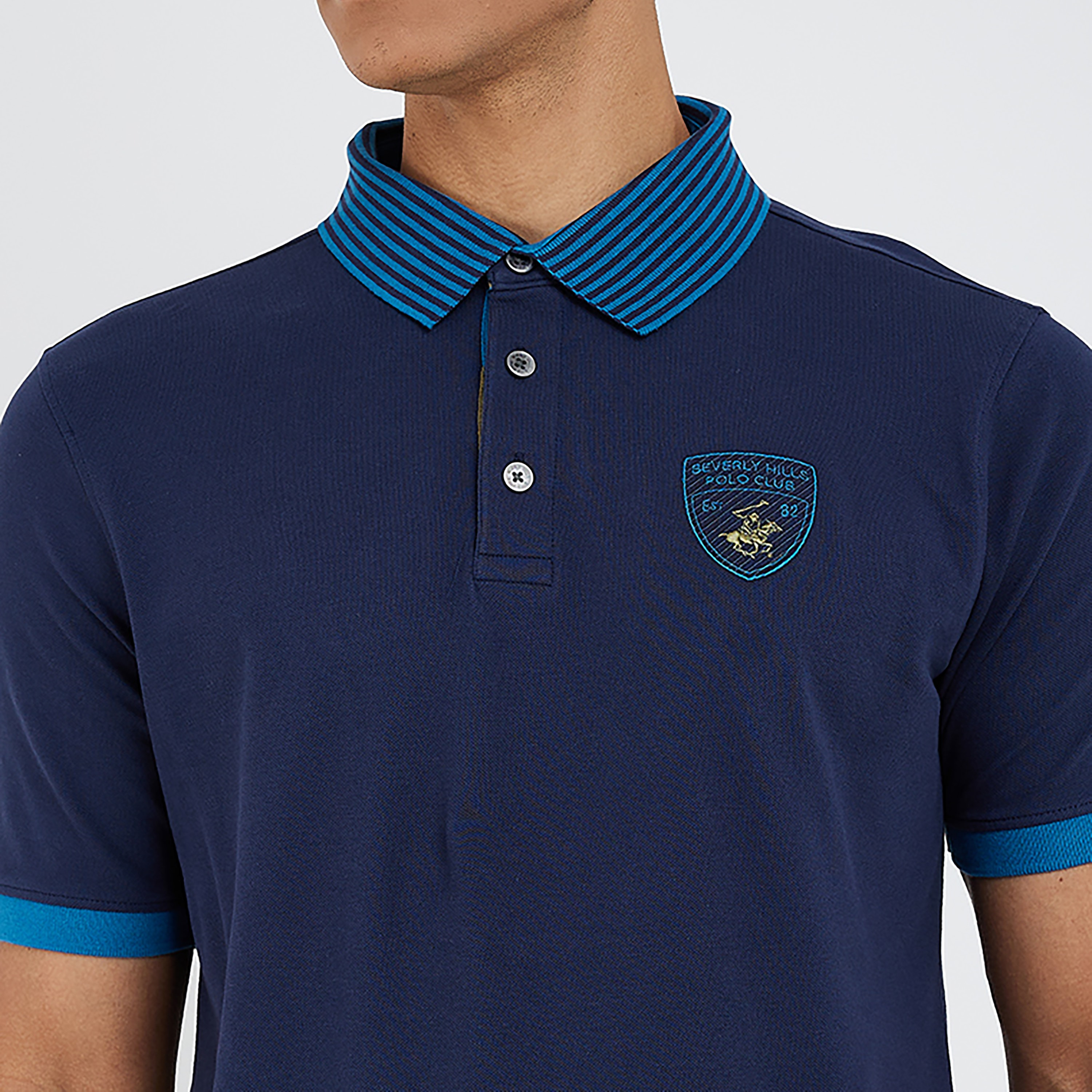 Beverly Hills Polo Club Logo Collared Short Sleeves Polo T-Shirt-men-clothing-tshirtsandpolos-polos-image-3