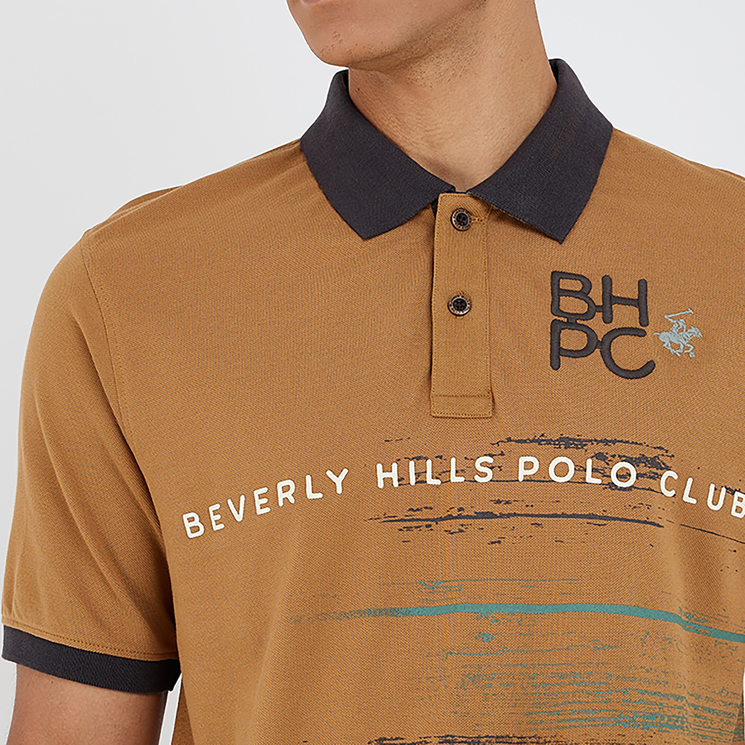 Beverly Hills Polo Club Printed Collared Short Sleeves Polo T-Shirt-men-clothing-tshirtsandpolos-polos-image-3