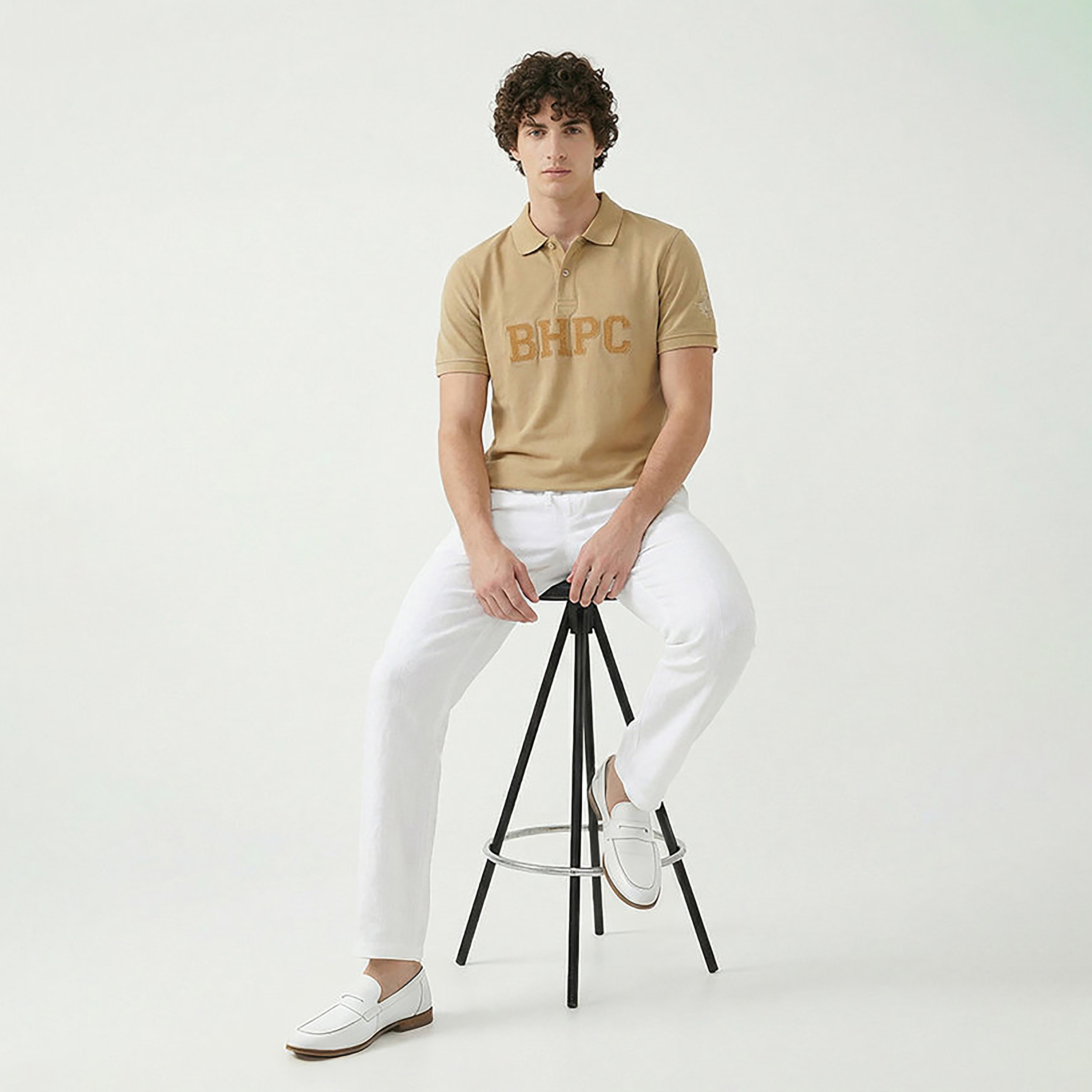 Beverly Hills Polo Club Embroidered Collared Short Sleeves Men's Polo T-Shirt-men-clothing-tshirtsandpolos-polos-image-2