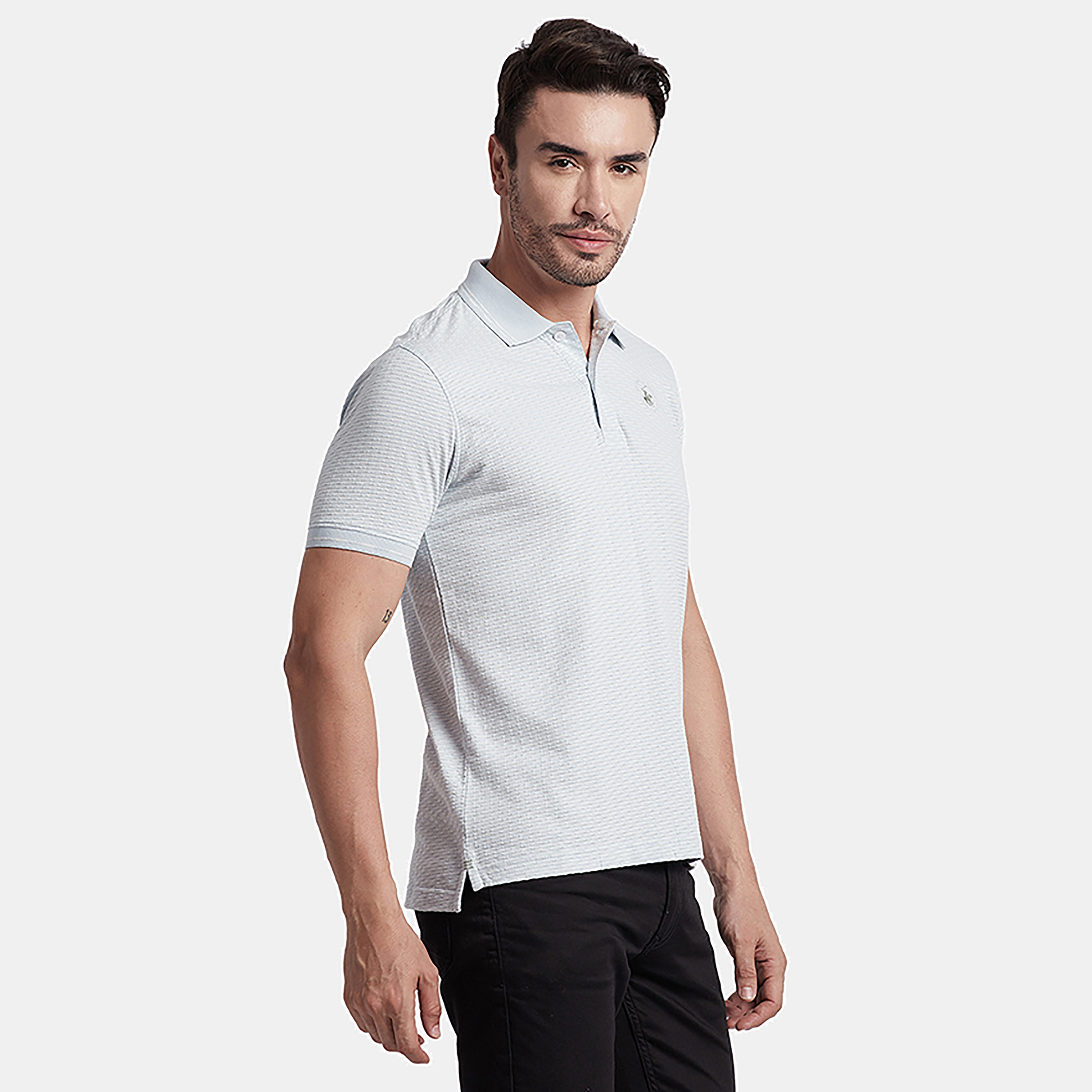 Beverly Hills Polo Club Textured Collared Short Sleeves Polo T-Shirt-men-clothing-tshirtsandpolos-polos-image-4