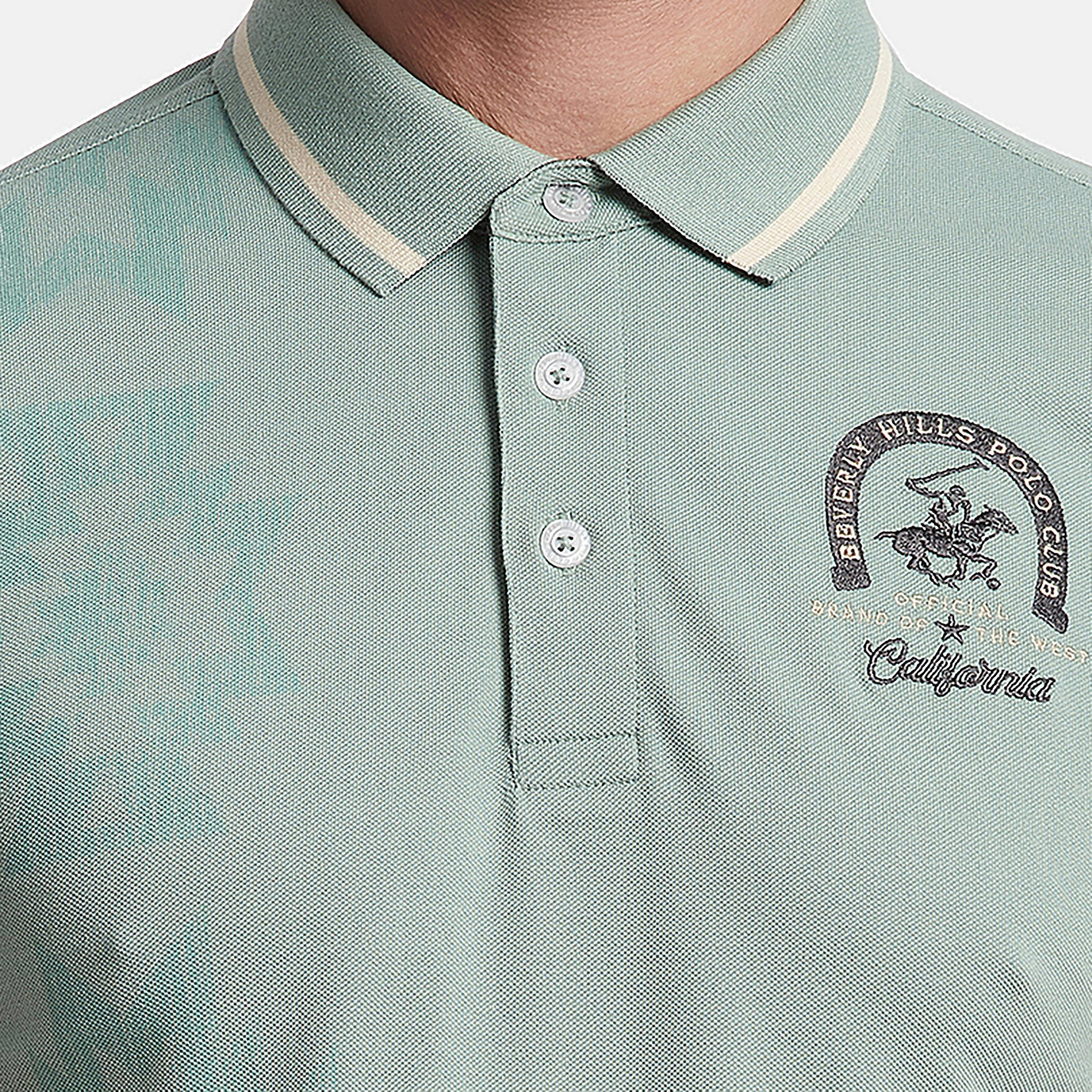 تي شيرت بولو من بيفرلي هيلز بولو كلوب مع مطبوع بياقة وأكمام قصيرة-men-clothing-tshirtsandpolos-polos-image-7