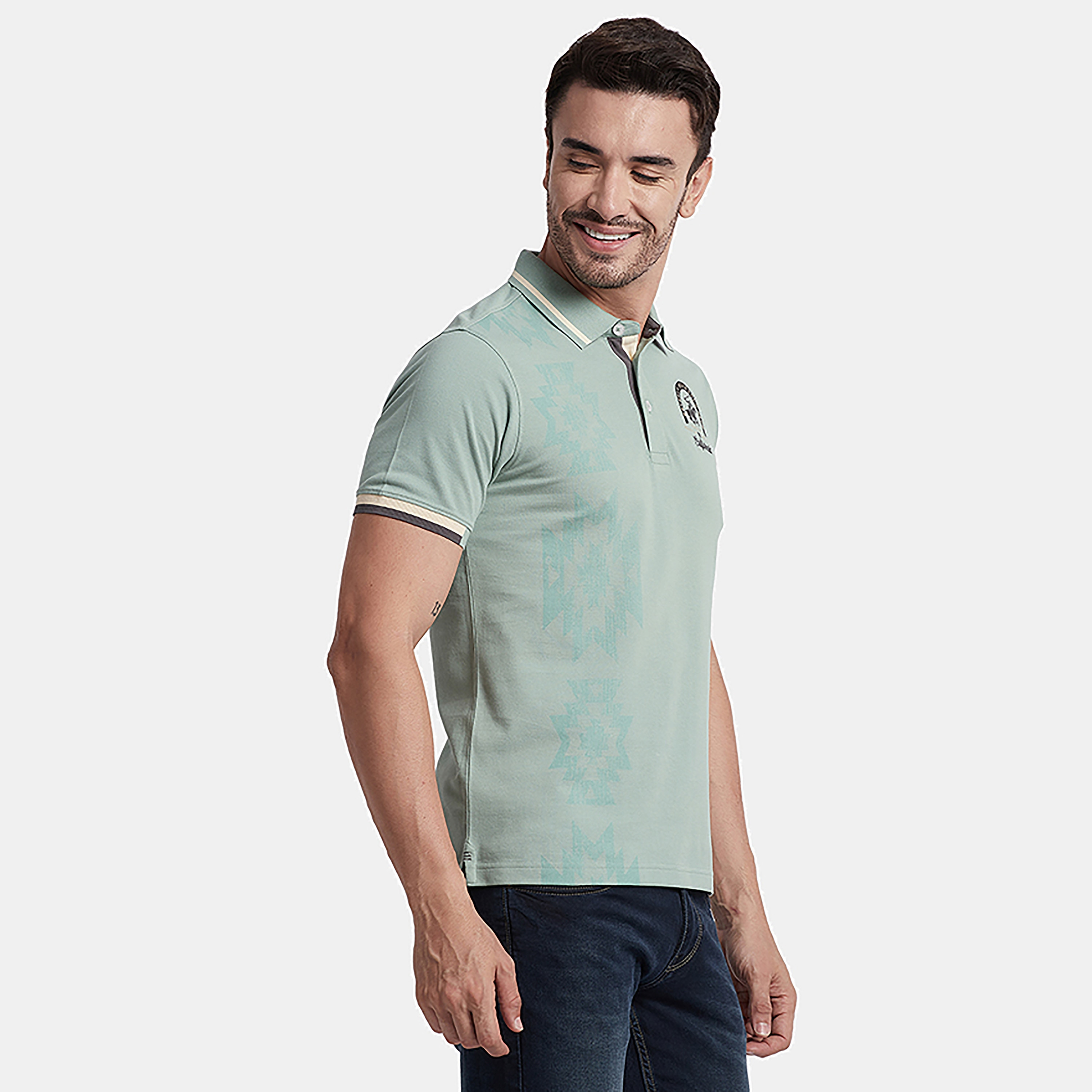 تي شيرت بولو من بيفرلي هيلز بولو كلوب مع مطبوع بياقة وأكمام قصيرة-men-clothing-tshirtsandpolos-polos-image-8