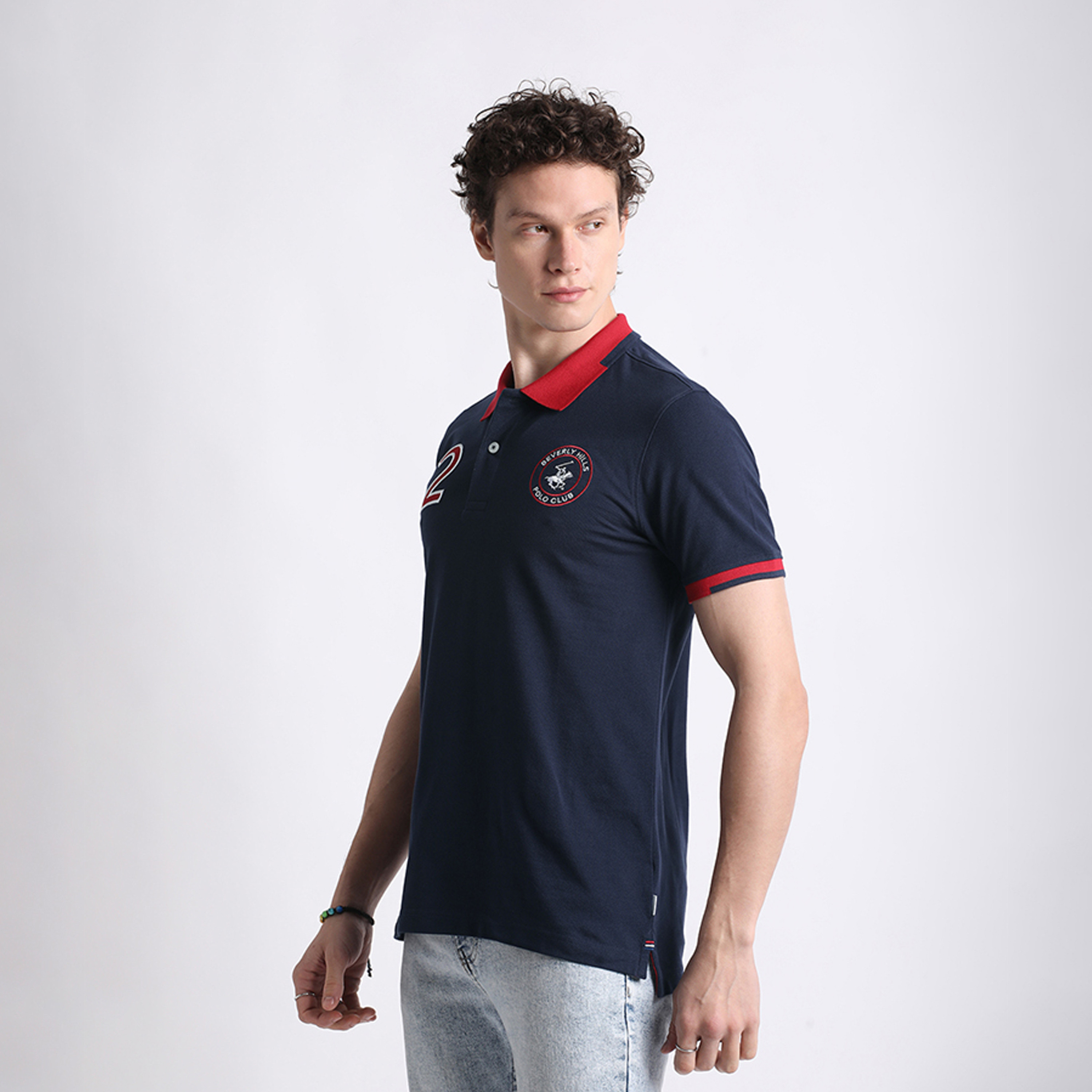 بيفرلي هيلز كلوب-  تي شيرت بولو بأكمام قصيرة للرجال مع شعار مطرز-men-clothing-tshirtsandpolos-polos-image-2