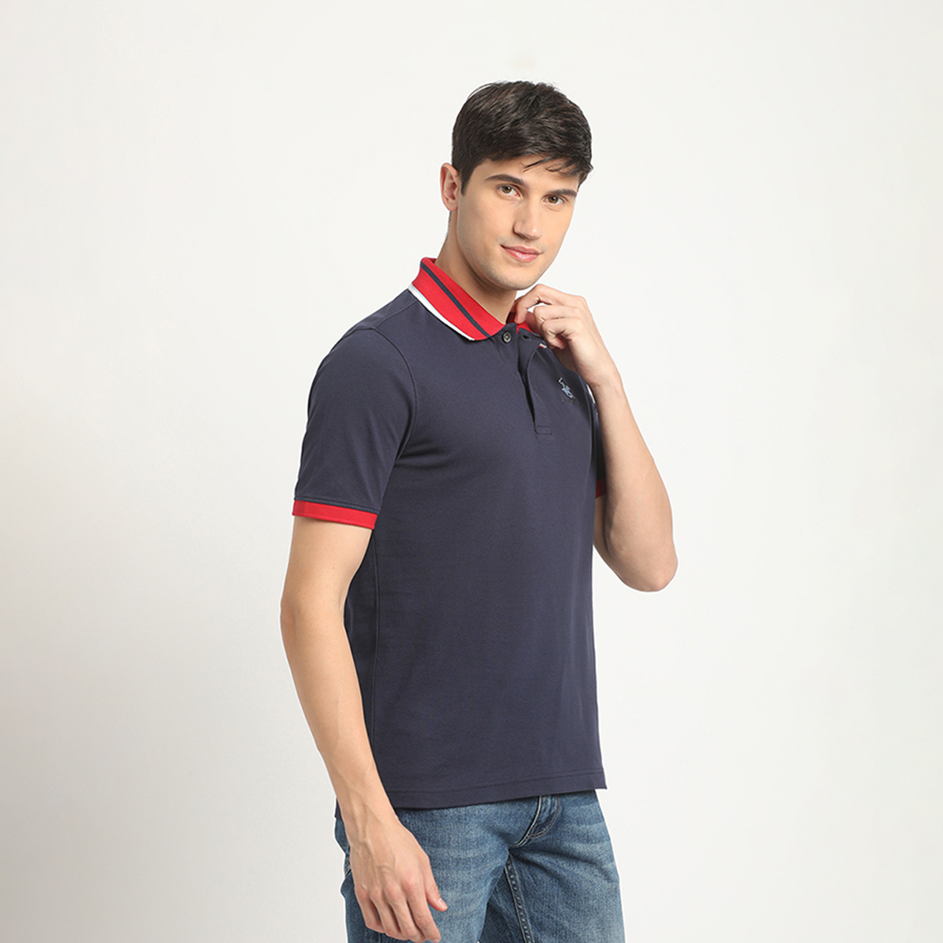 Beverly Hills Polo Club Logo Collared Short Sleeves Polo T-shirt-men-clothing-tshirtsandpolos-polos-image-3