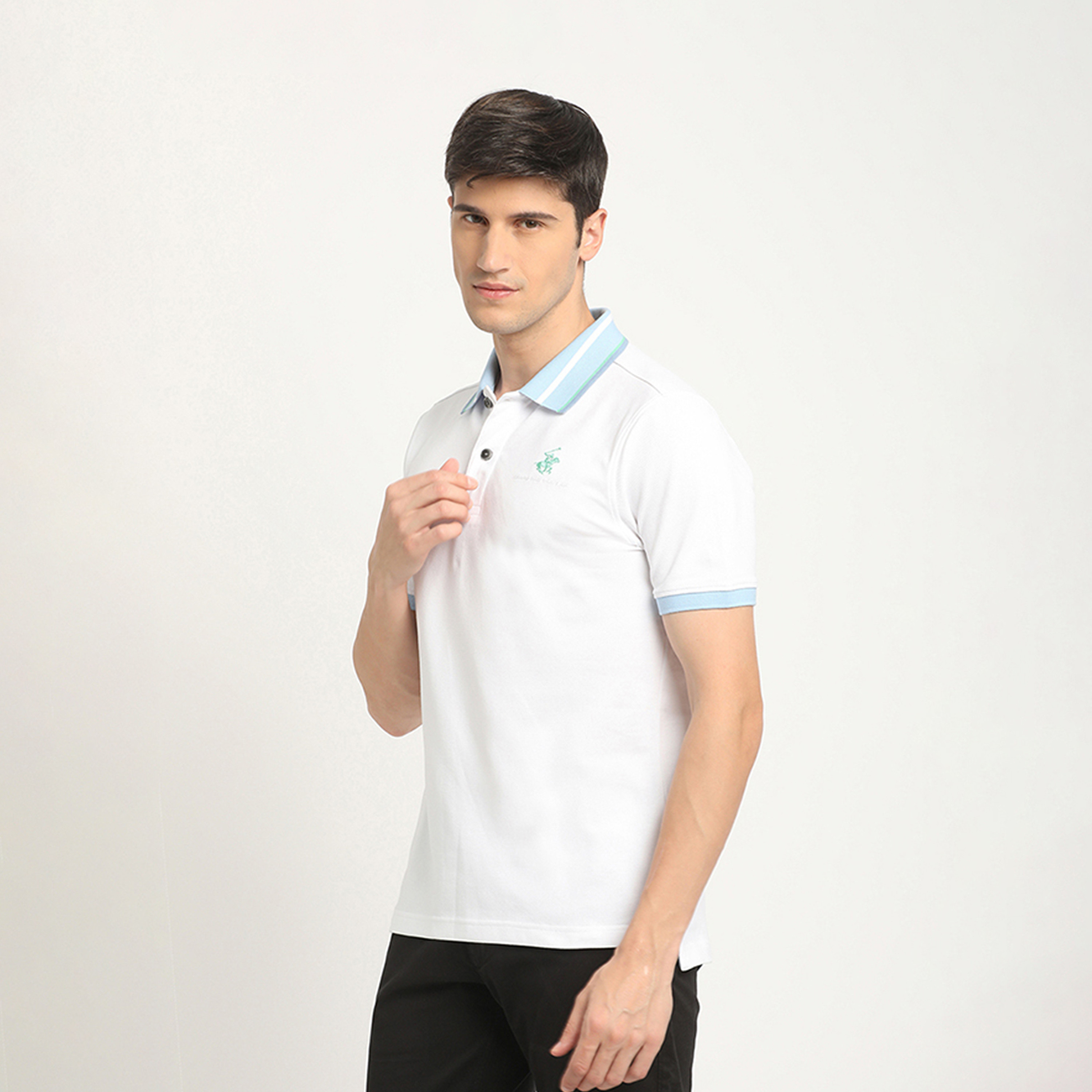 بيفرلي هيلز بولو كلوب- تي شيرت وياقة مطوية أكمام قصيرة وشعار بولو-men-clothing-tshirtsandpolos-polos-image-6