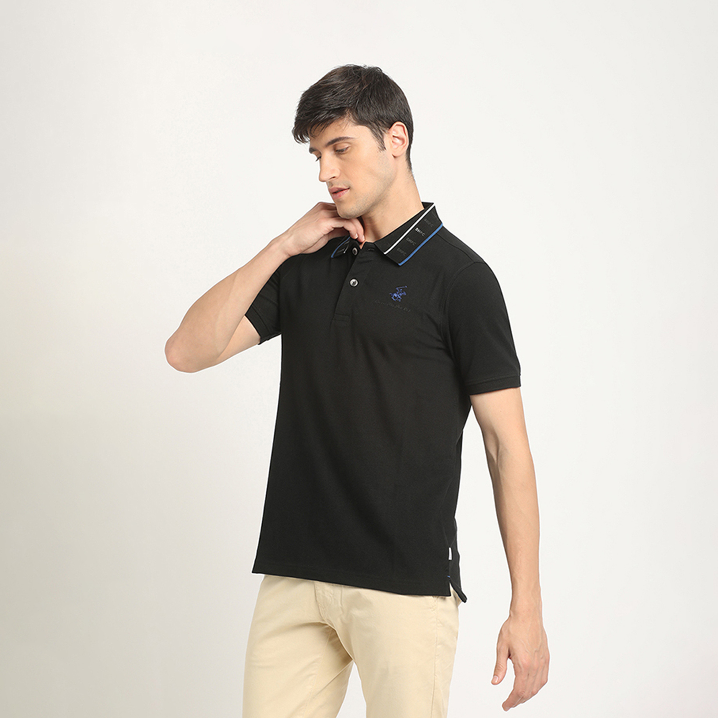 بيفرلي هيلز بولو كلوب- تي شيرت وياقة مطوية أكمام قصيرة وشعار بولو-men-clothing-tshirtsandpolos-polos-image-2