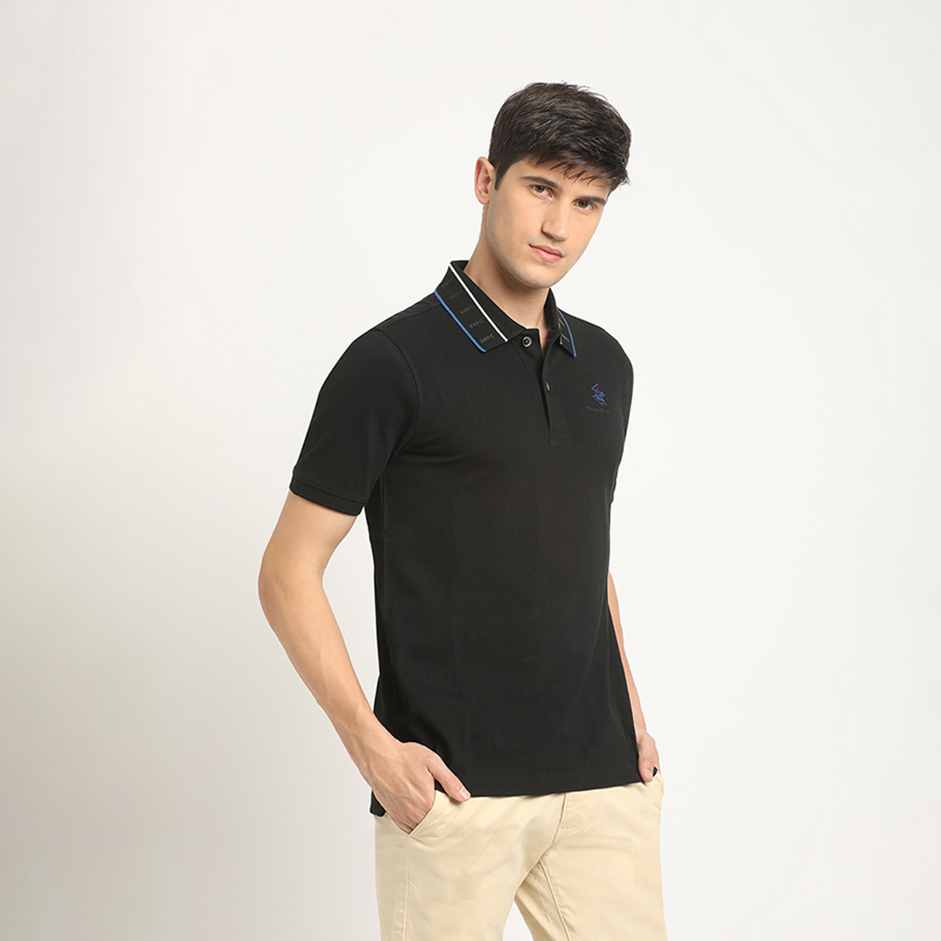 Beverly Hills Polo Club Logo Collared Short Sleeves Polo T-shirt-men-clothing-tshirtsandpolos-polos-image-3