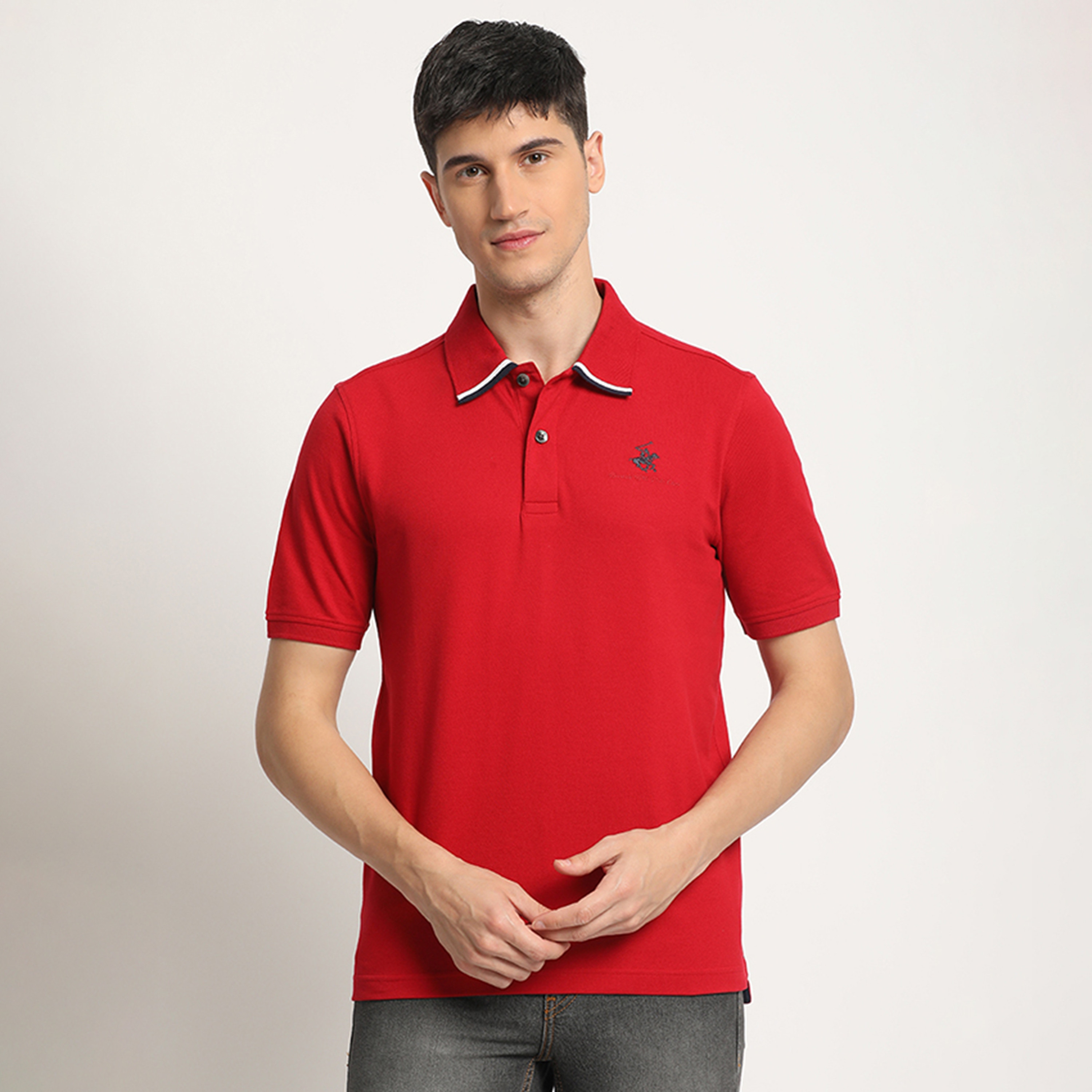 Beverly Hills Polo Club Stripes Short Sleeves Polo T-Shirt-men-clothing-tshirtsandpolos-polos-image-1