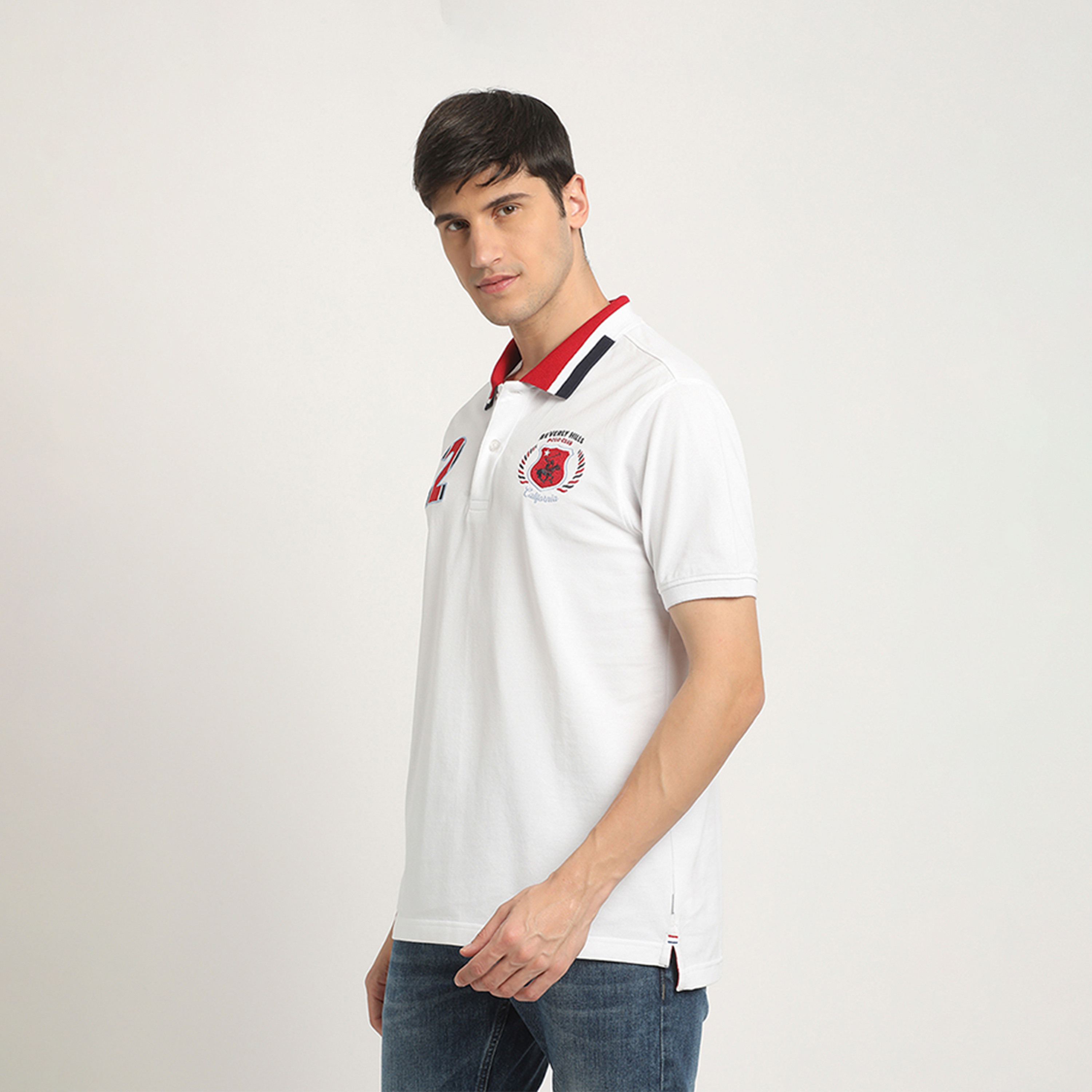Beverly Hills Polo Club Logo Collared Short Sleeves Polo T-shirt-men-clothing-tshirtsandpolos-polos-image-2