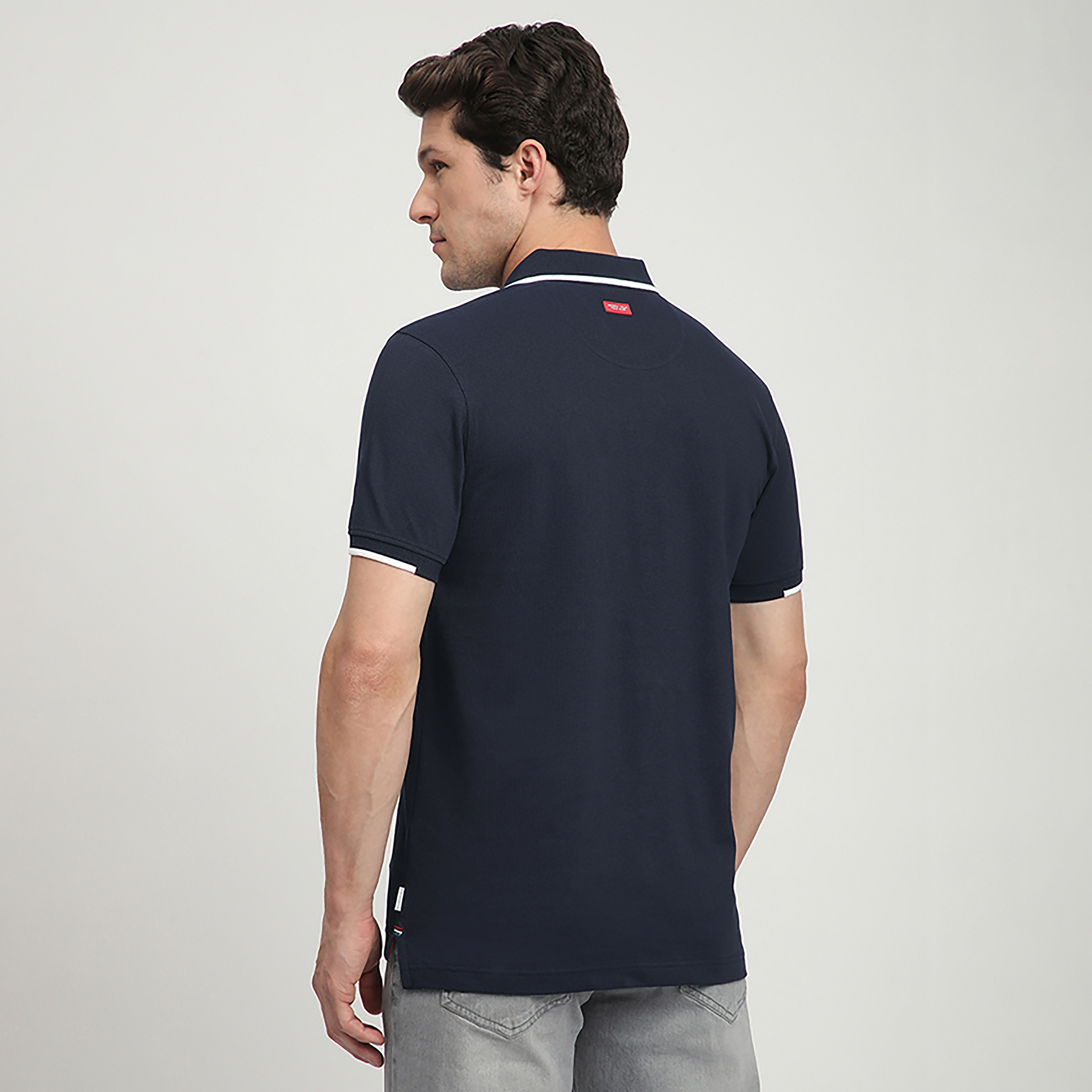 تي شيرت بولو رجالي سادة بأكمام قصيرة وياقة من بيفرلي هيلز بولو كلوب-men-clothing-tshirtsandpolos-polos-image-4
