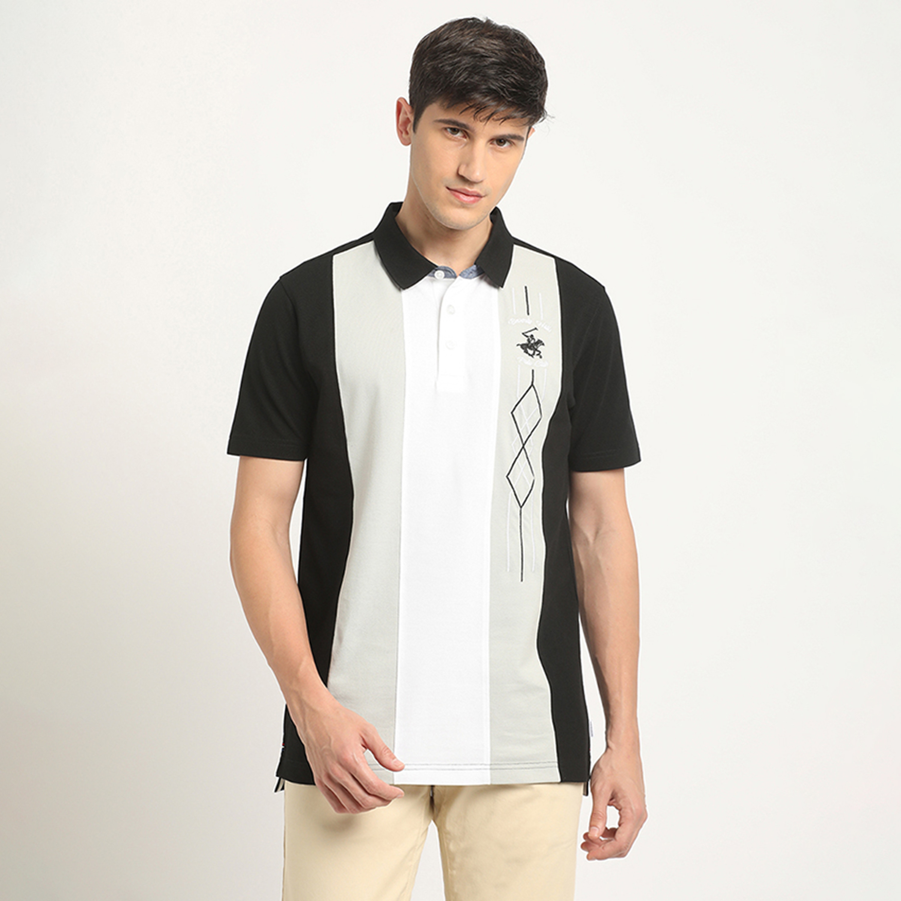 Beverly Hills Polo Club Color Block Short Sleeves Polo T-Shirt-men-clothing-tshirtsandpolos-polos-image-1