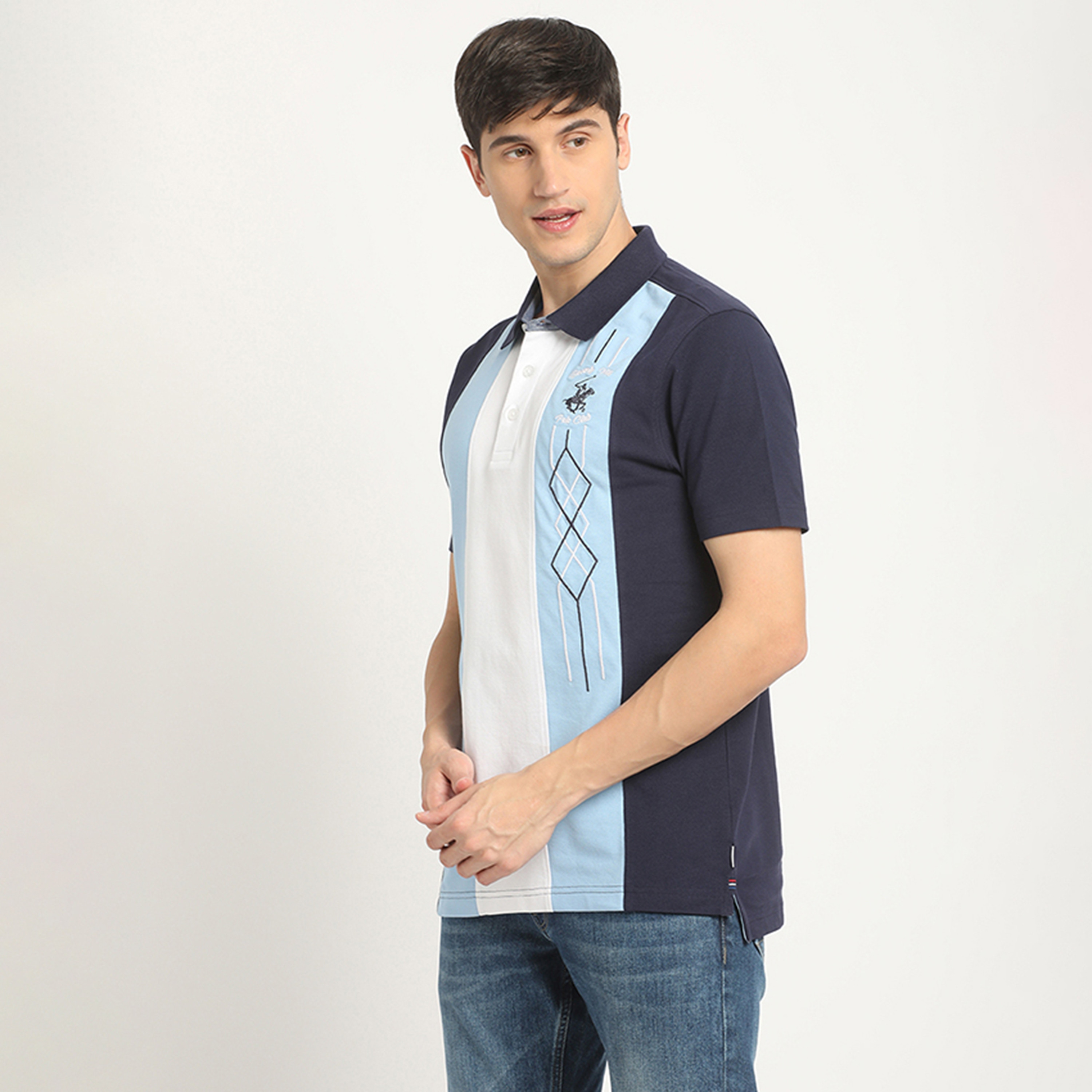 Beverly Hills Polo Club Color Block Short Sleeves Polo T-Shirt-men-clothing-tshirtsandpolos-polos-image-2