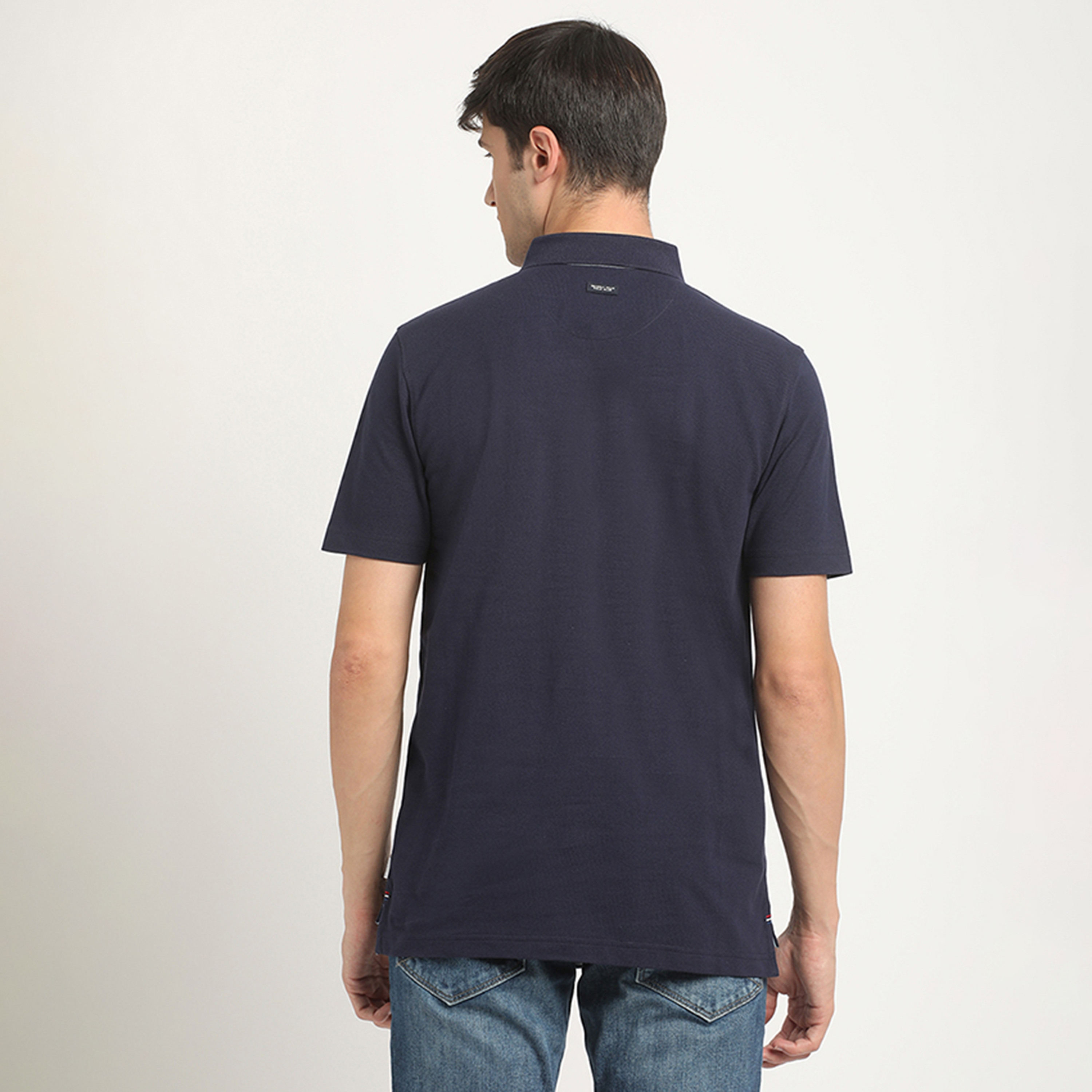 تي شيرت بولو من بيفرلي هيلز بولو كلوب وأكمام قصيرة مع كولور بلوك-men-clothing-tshirtsandpolos-polos-image-4