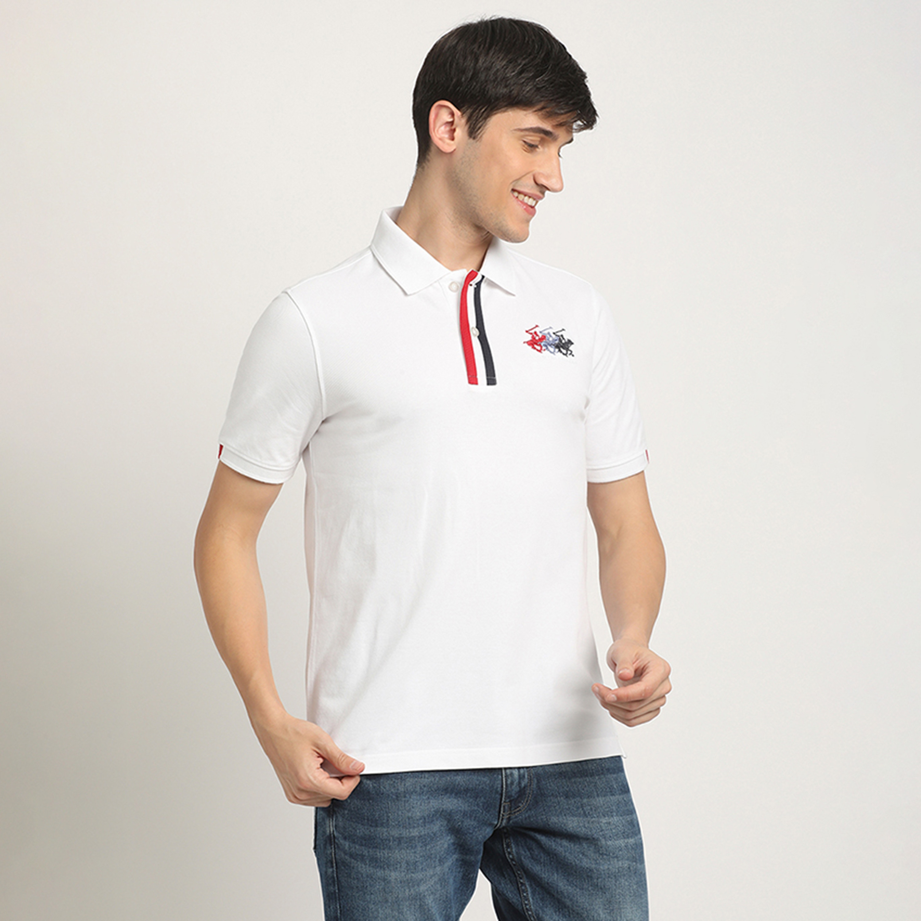 Beverly Hills Polo Club Logo Collared Short Sleeves Polo T-Shirt-men-clothing-tshirtsandpolos-polos-image-3