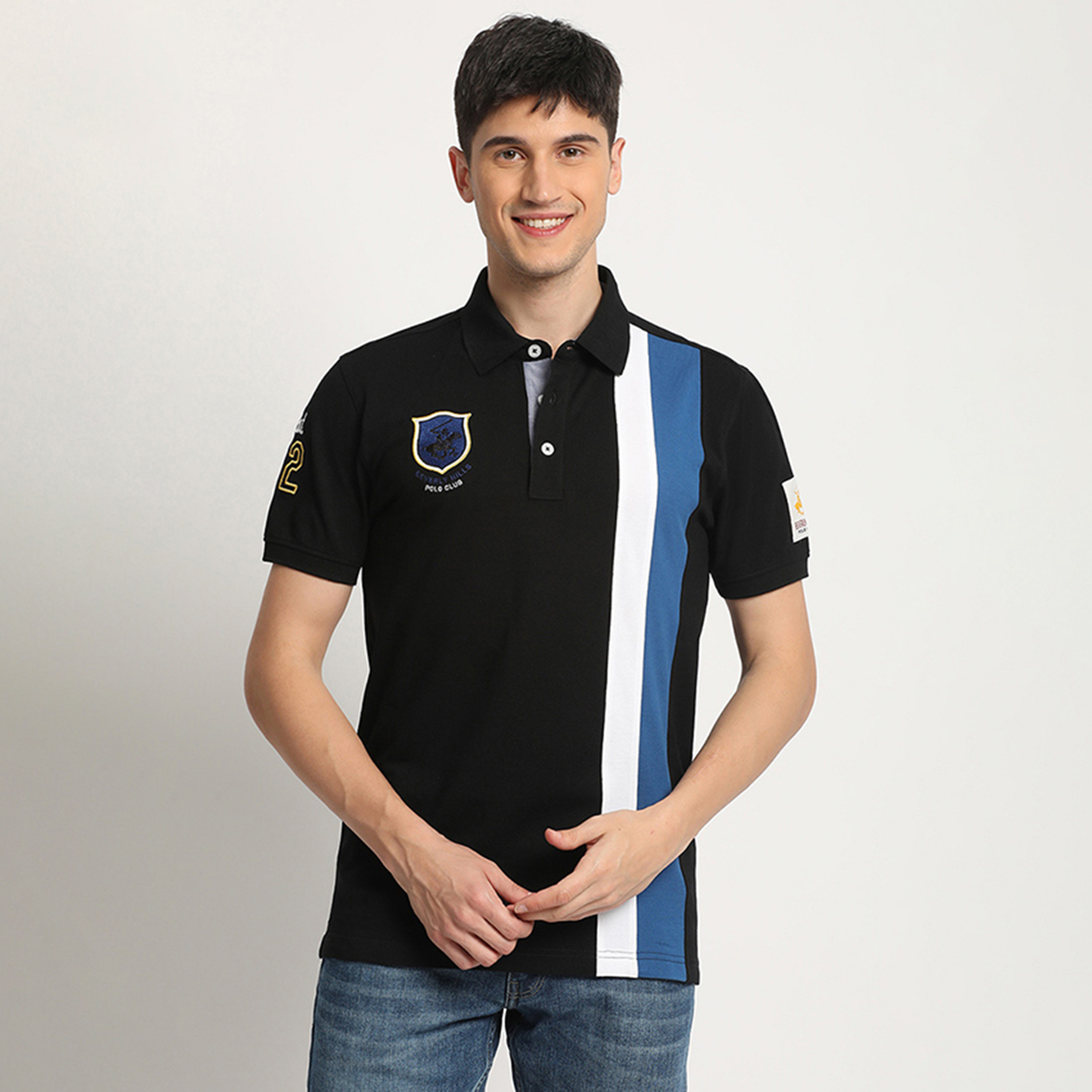 Beverly Hills Polo Club Men's Logo Collared Short-Sleeve Polo T-shirt-men-clothing-tshirtsandpolos-polos-image-5