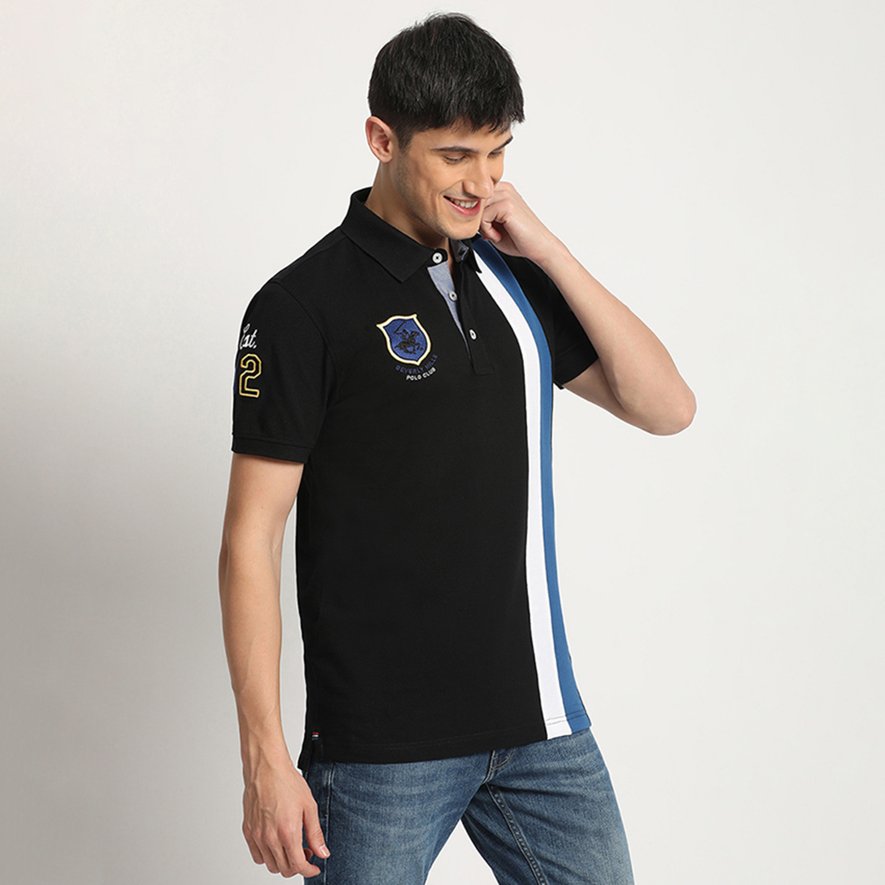 Beverly Hills Polo Club Men's Logo Collared Short-Sleeve Polo T-shirt-men-clothing-tshirtsandpolos-polos-image-7