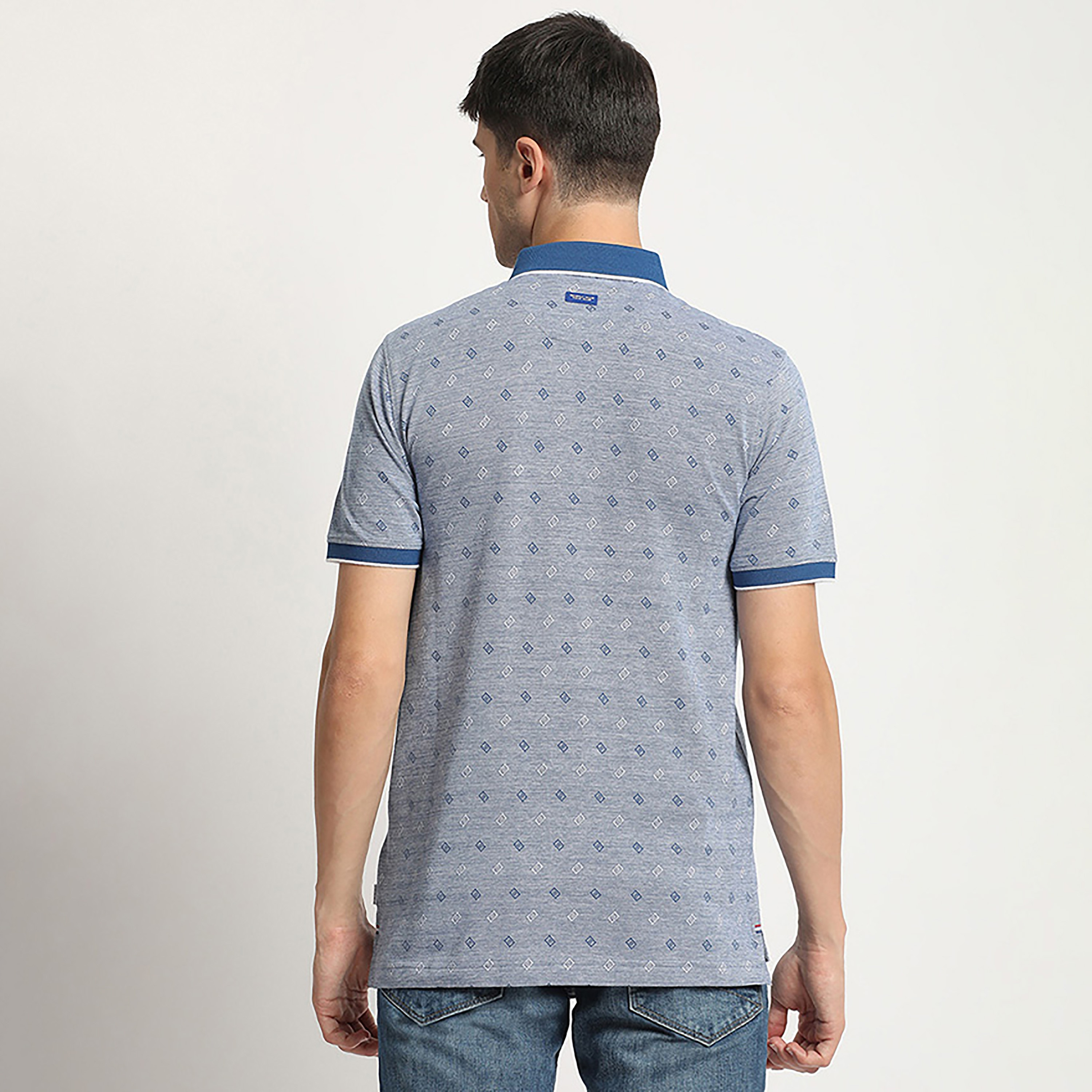 تي شيرت بولو من بيفرلي هيلز بولو كلوب بياقة على شكل وي وأكمام قصيرة-men-clothing-tshirtsandpolos-polos-image-4