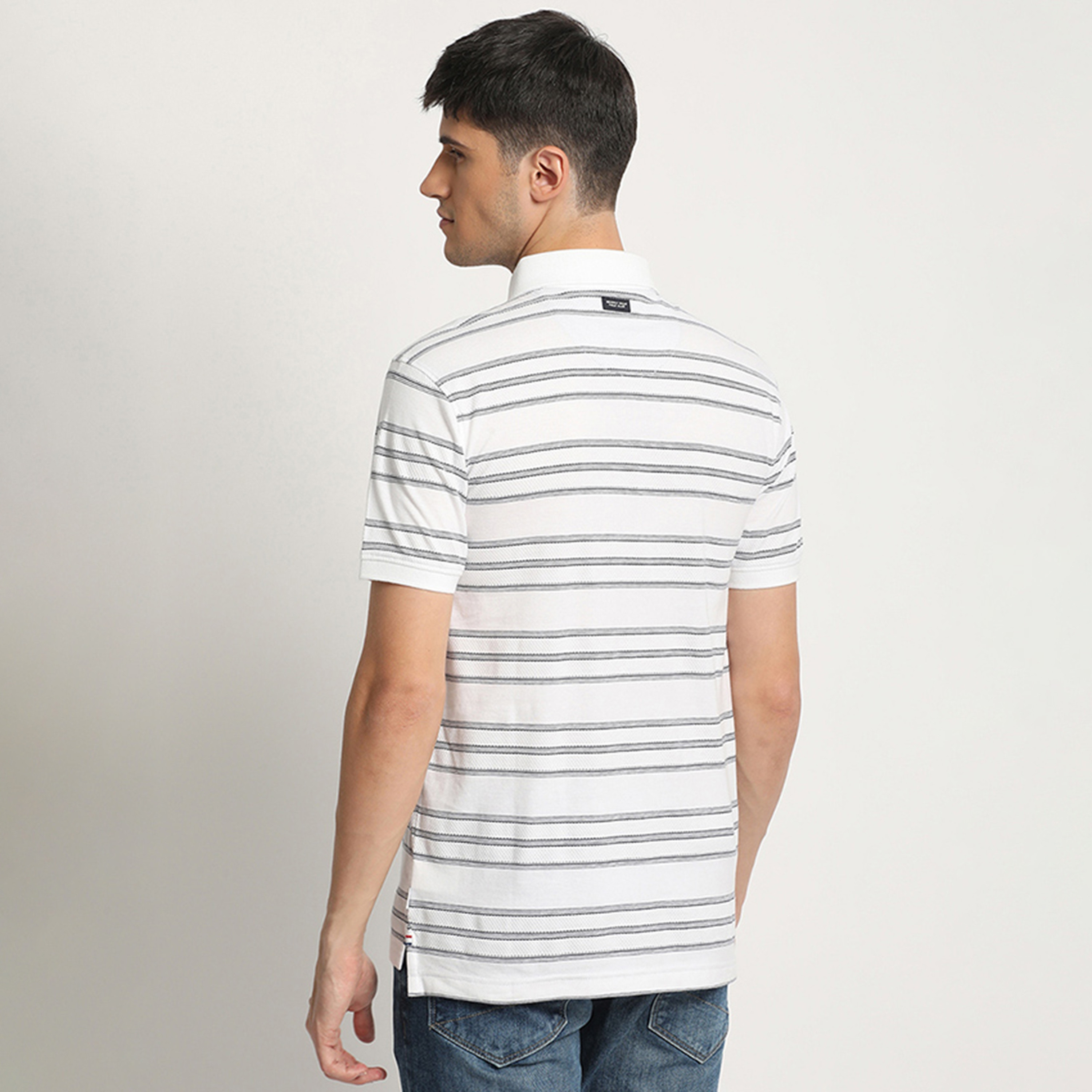 تي شيرت بولو من بيفرلي هيلز بولو كلوب وأكمام قصيرة مع مخطط-men-clothing-tshirtsandpolos-polos-image-8