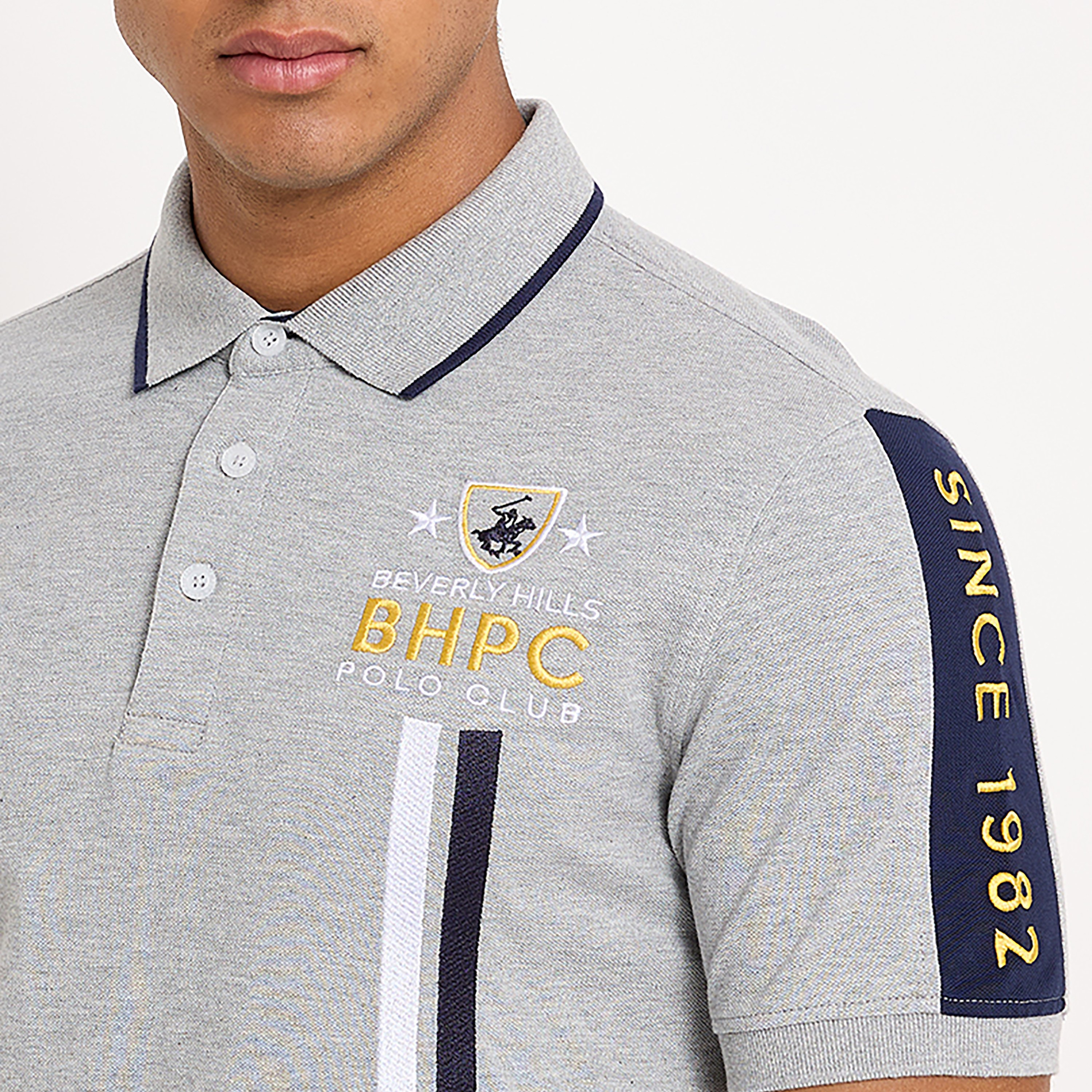 Beverly Hills Polo Club Logo Collared Short Sleeves Polo T-Shirt-men-clothing-tshirtsandpolos-polos-image-3
