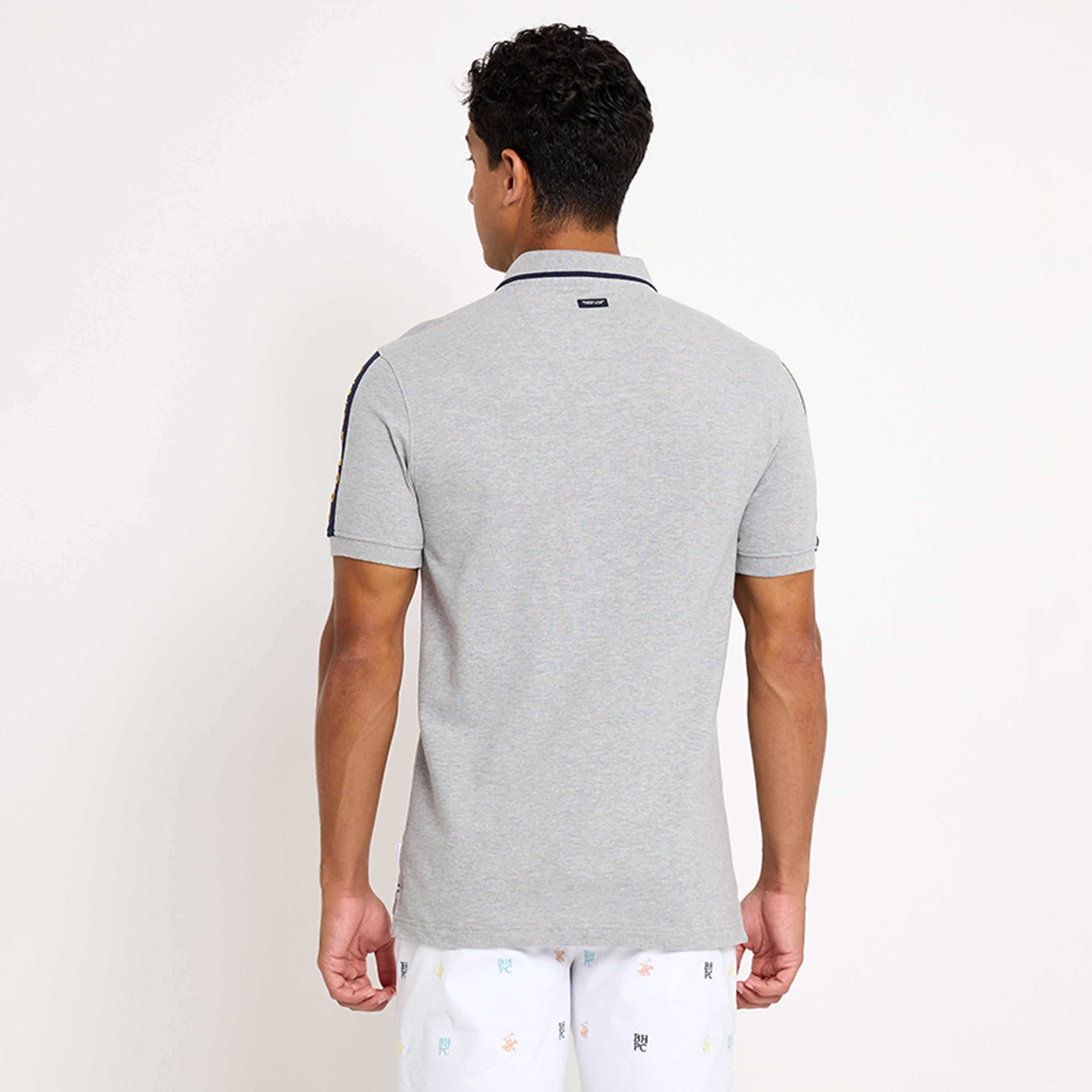 تي شيرت بولو من بيفرلي هيلز بولو كلوب بياقة وأكمام قصيرة مع شعار-men-clothing-tshirtsandpolos-polos-image-4