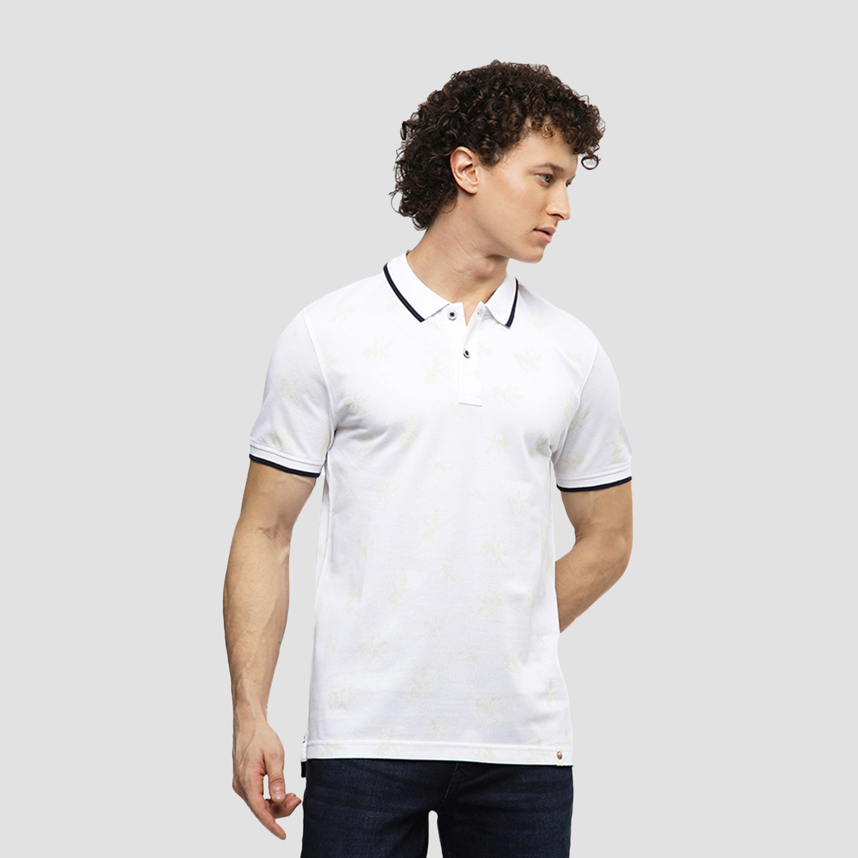 تيشيرت بولو رجالي مطبوع عليه شعار بأكمام قصيرة من بيفرلي هيلز بولو كلوب-men-clothing-tshirtsandpolos-polos-image-5