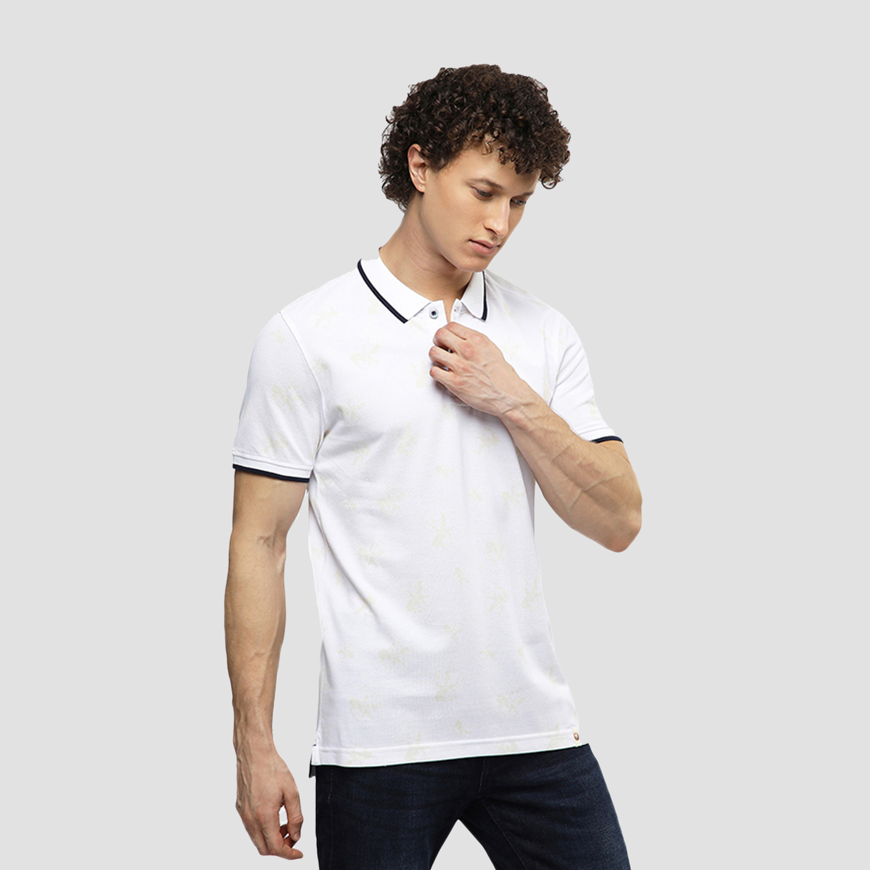 تيشيرت بولو رجالي مطبوع عليه شعار بأكمام قصيرة من بيفرلي هيلز بولو كلوب-men-clothing-tshirtsandpolos-polos-image-7