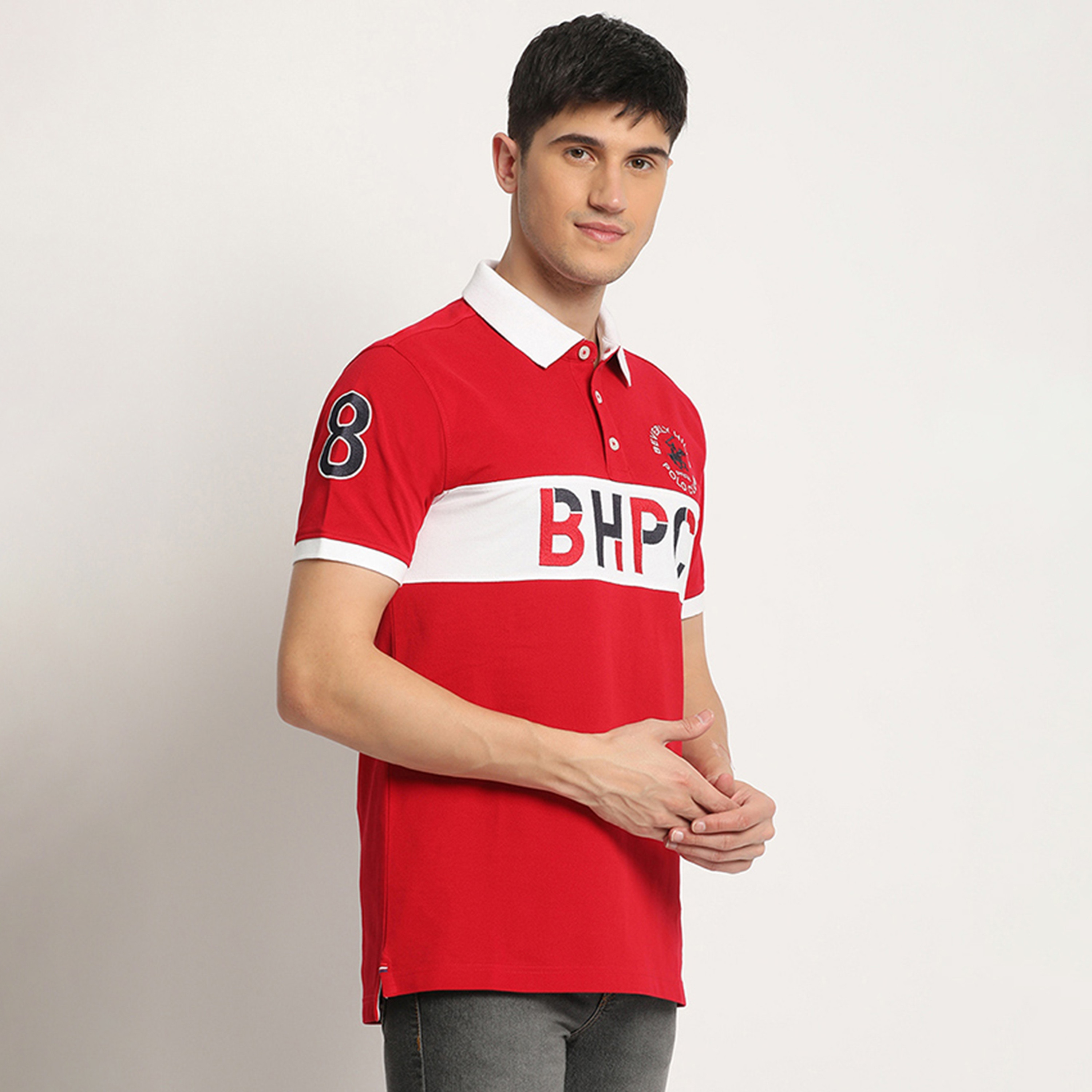تي شيرت بولو من بيفرلي هيلز بولو كلوب بأكمام قصيرة مع شعار-men-clothing-tshirtsandpolos-polos-image-3