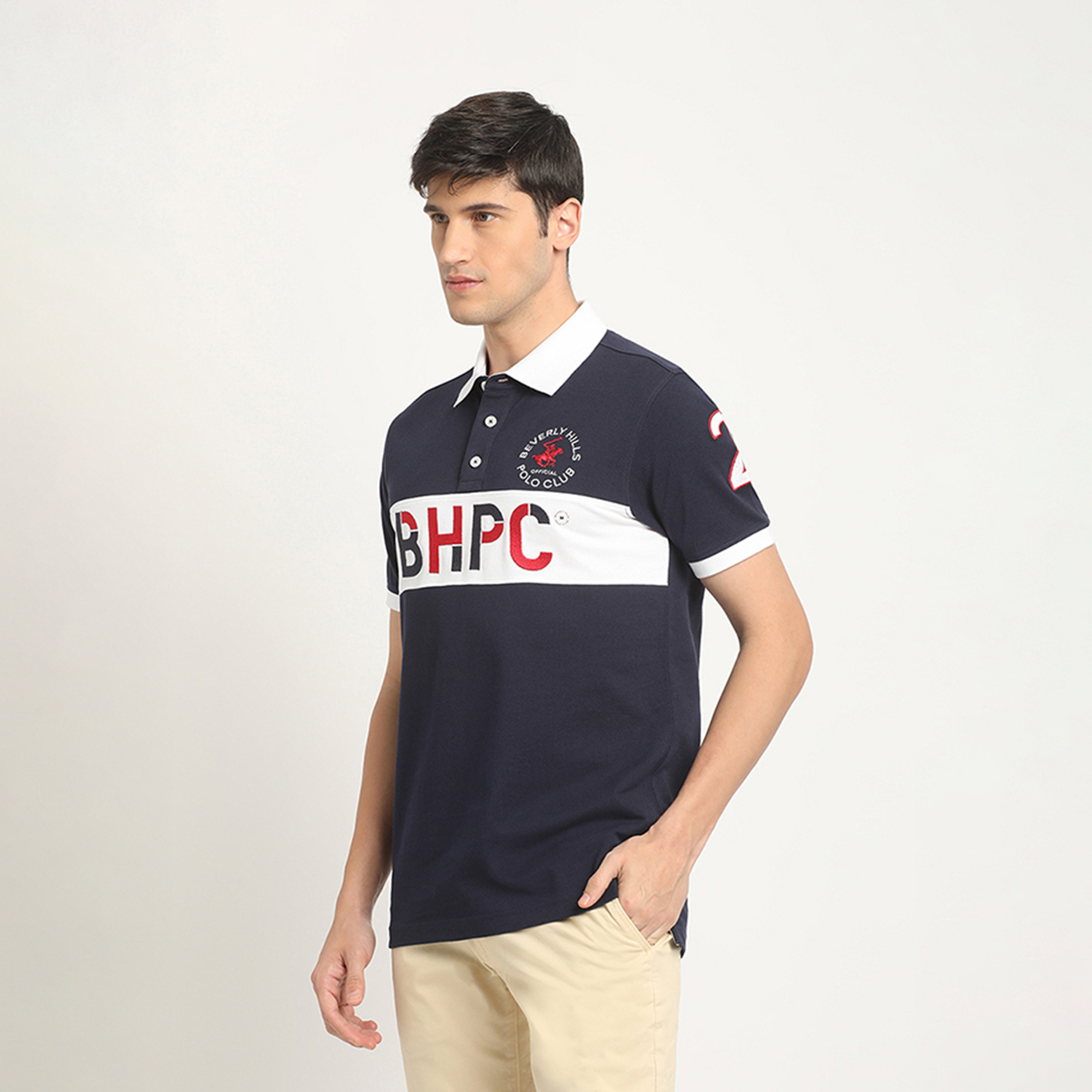 Beverly Hills Polo Club Logo Collared Short Sleeves Polo T-shirt-men-clothing-tshirtsandpolos-polos-image-2