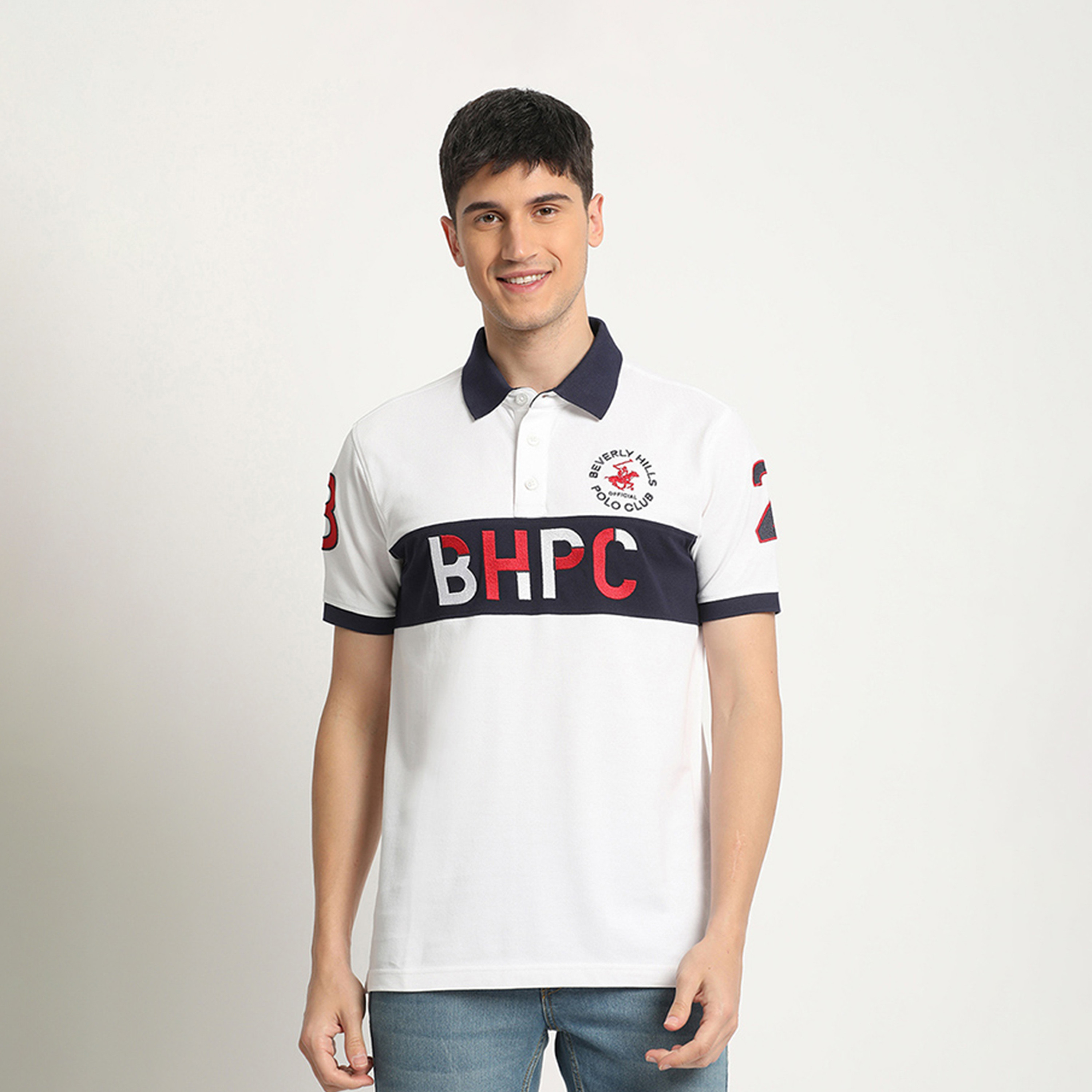 بيفرلي هيلز بولو كلوب- تي شيرت وياقة مطوية أكمام قصيرة وشعار بولو-men-clothing-tshirtsandpolos-polos-image-5