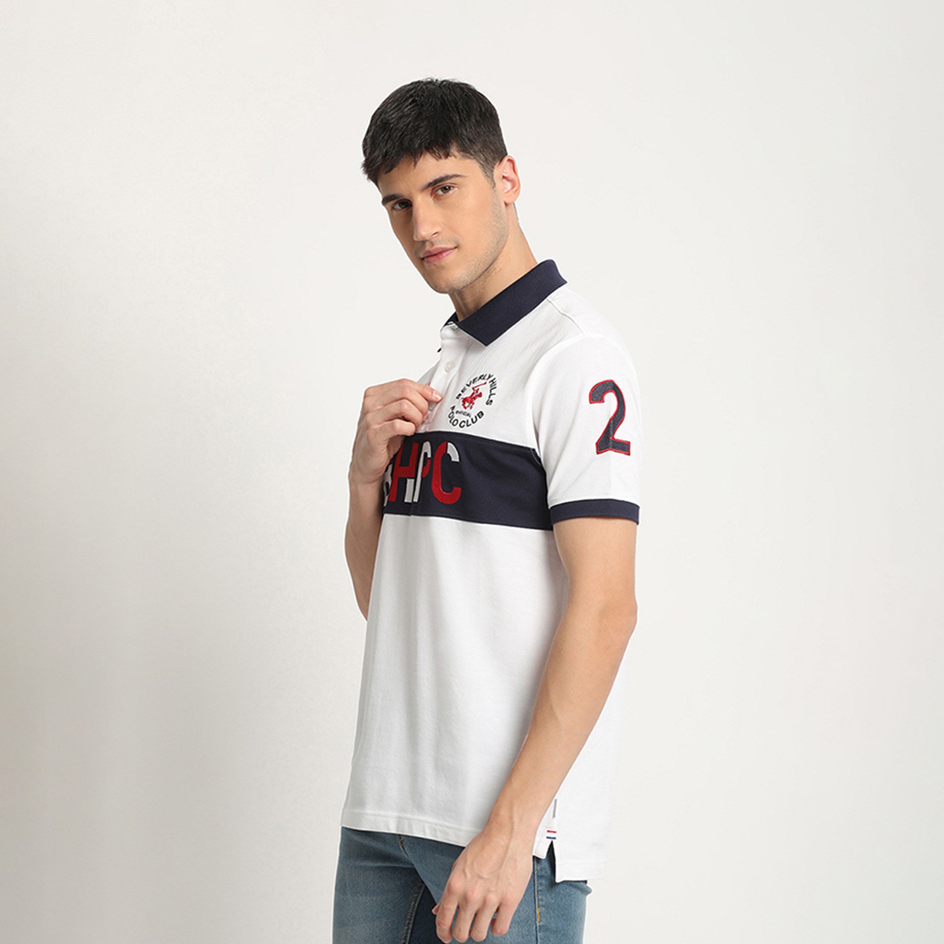 بيفرلي هيلز بولو كلوب- تي شيرت وياقة مطوية أكمام قصيرة وشعار بولو-men-clothing-tshirtsandpolos-polos-image-6