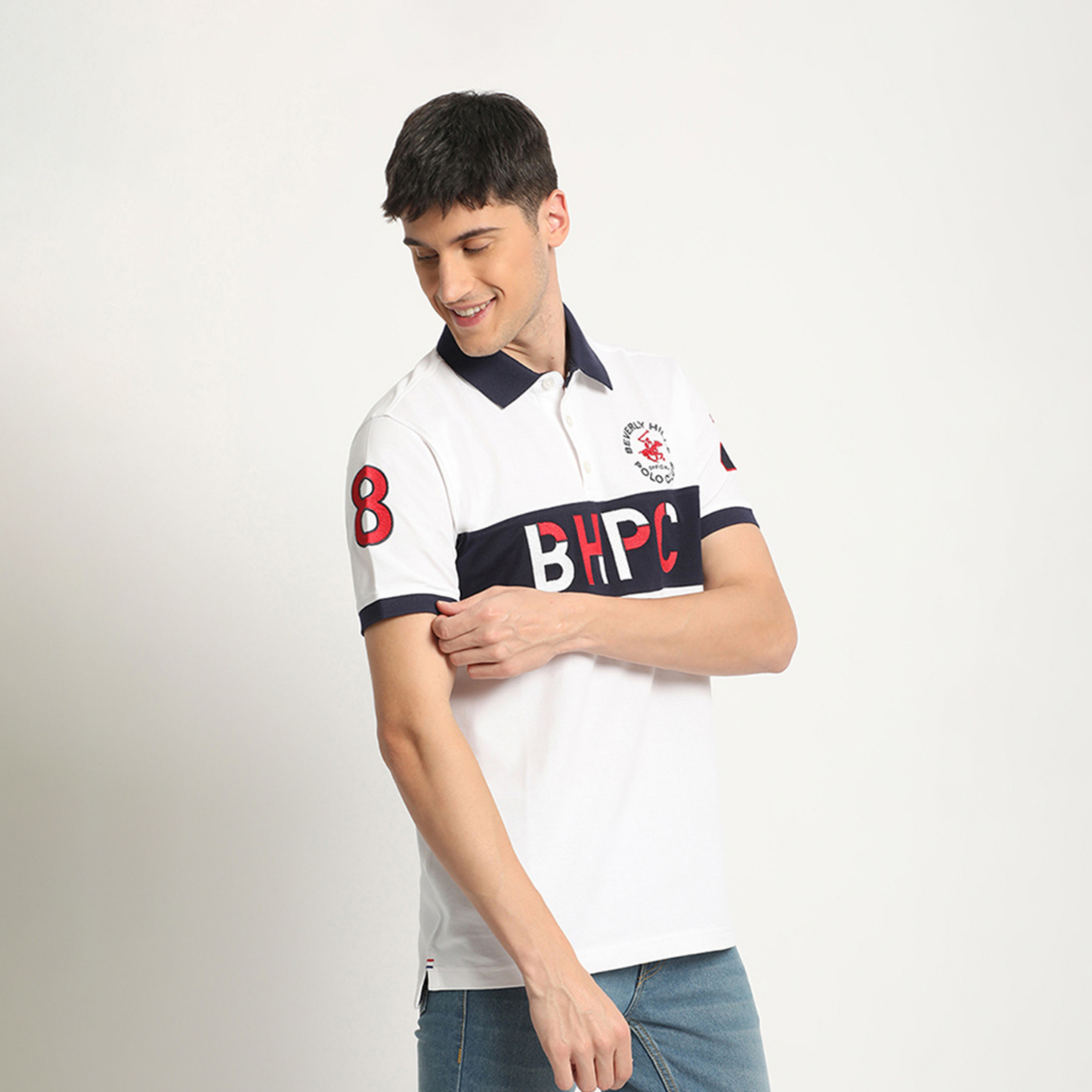 بيفرلي هيلز بولو كلوب- تي شيرت وياقة مطوية أكمام قصيرة وشعار بولو-men-clothing-tshirtsandpolos-polos-image-7