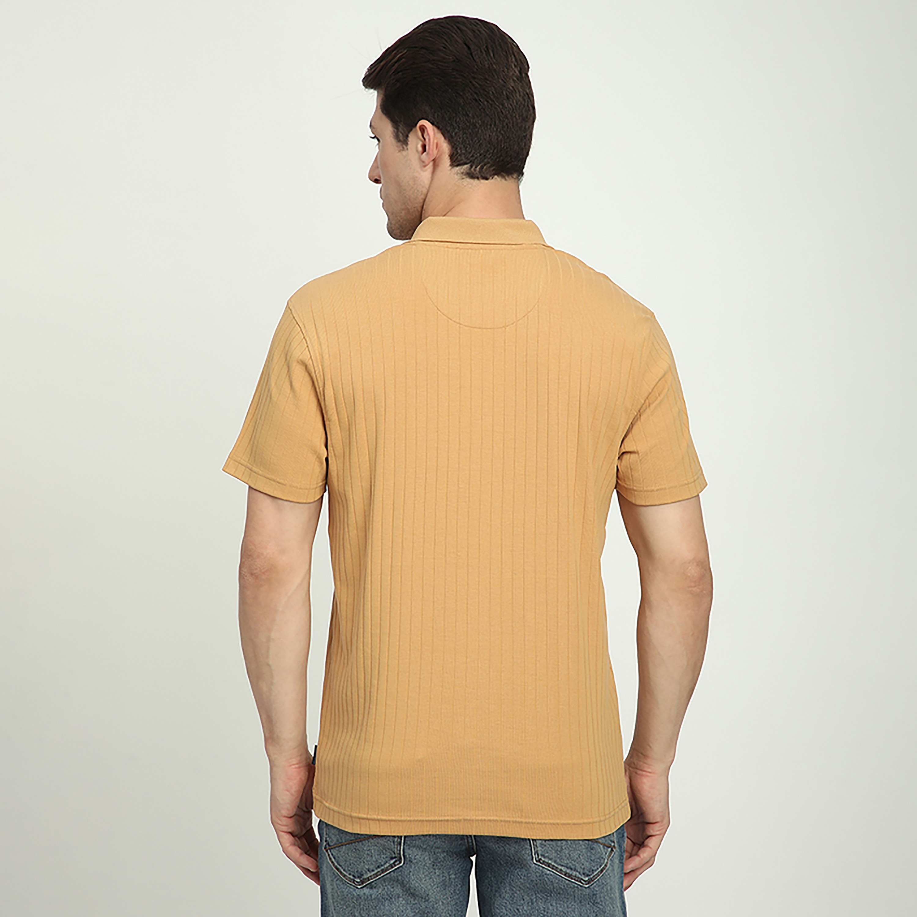 تي شيرت بولو رجالي بأكمام قصيرة وياقة جوني مضلعة من بيفرلي هيلز بولو كلوب-men-clothing-tshirtsandpolos-polos-image-8