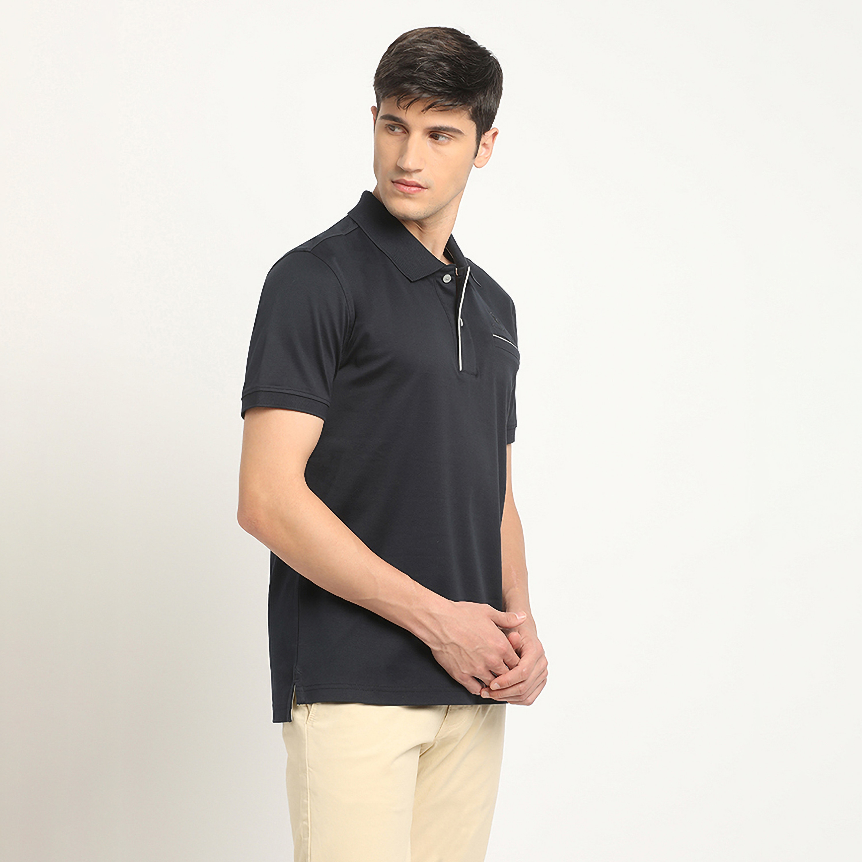 تي شيرت بولو من بيفرلي هيلز بولو كلوب بياقة وأكمام قصيرة مع شعار-men-clothing-tshirtsandpolos-polos-image-3