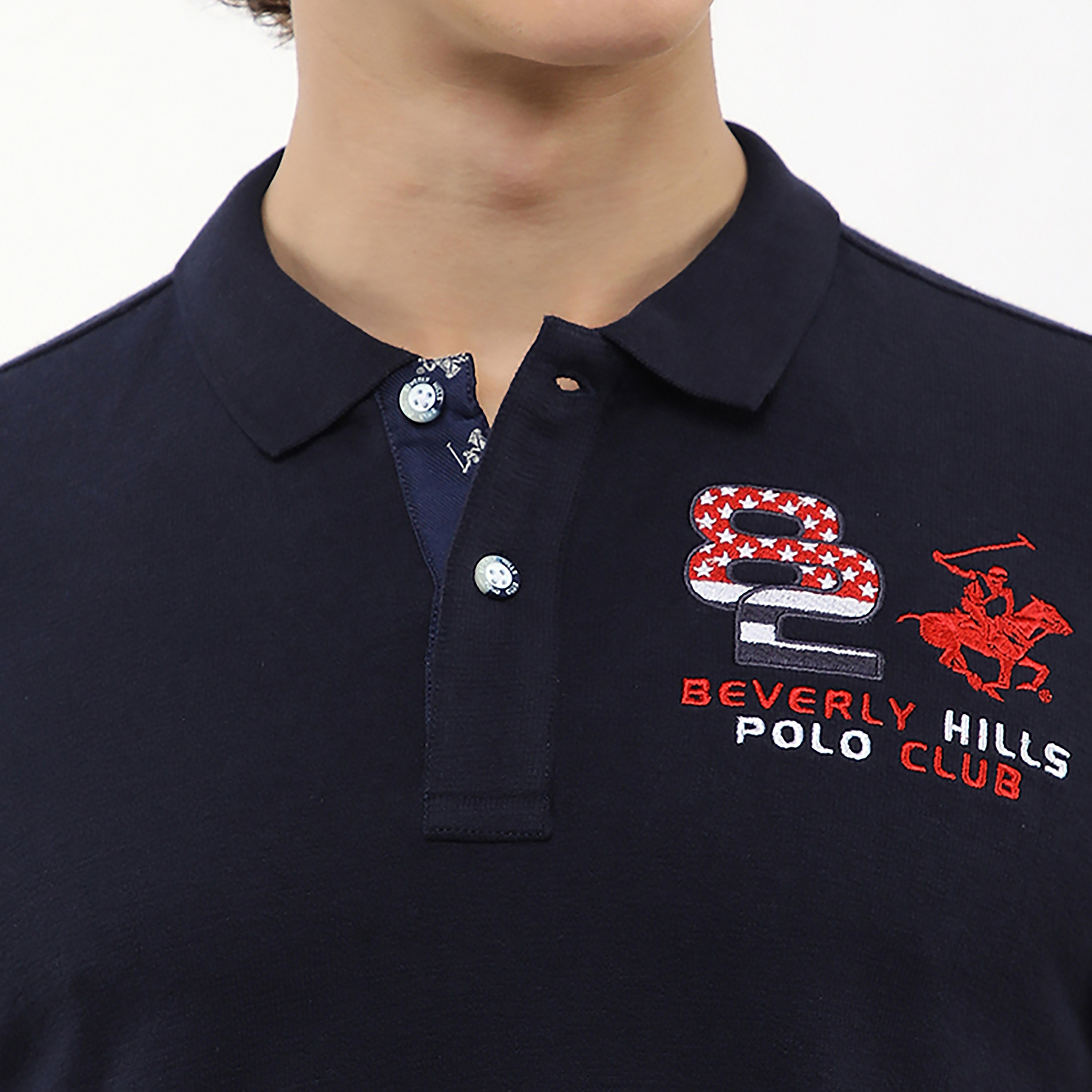 Beverly Hills Polo Club Embroidered Logo Collared Short Sleeves Men's Polo T-Shirt-men-clothing-tshirtsandpolos-polos-image-5