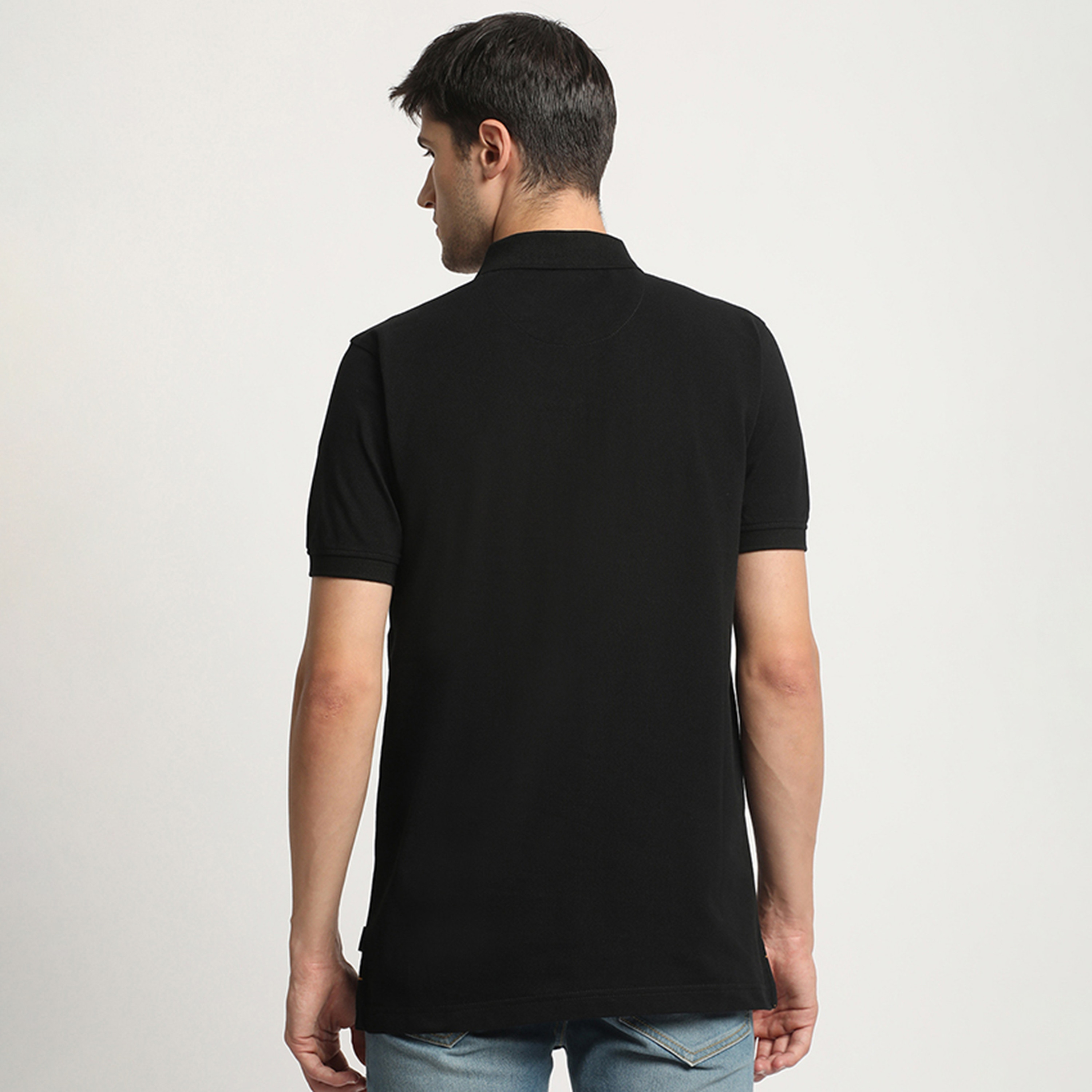تي شيرت بولو من بيفرلي هيلز بولو كلوب بأكمام قصيرة ذو شعار مع خطوط بسيطة-men-clothing-tshirtsandpolos-polos-image-4