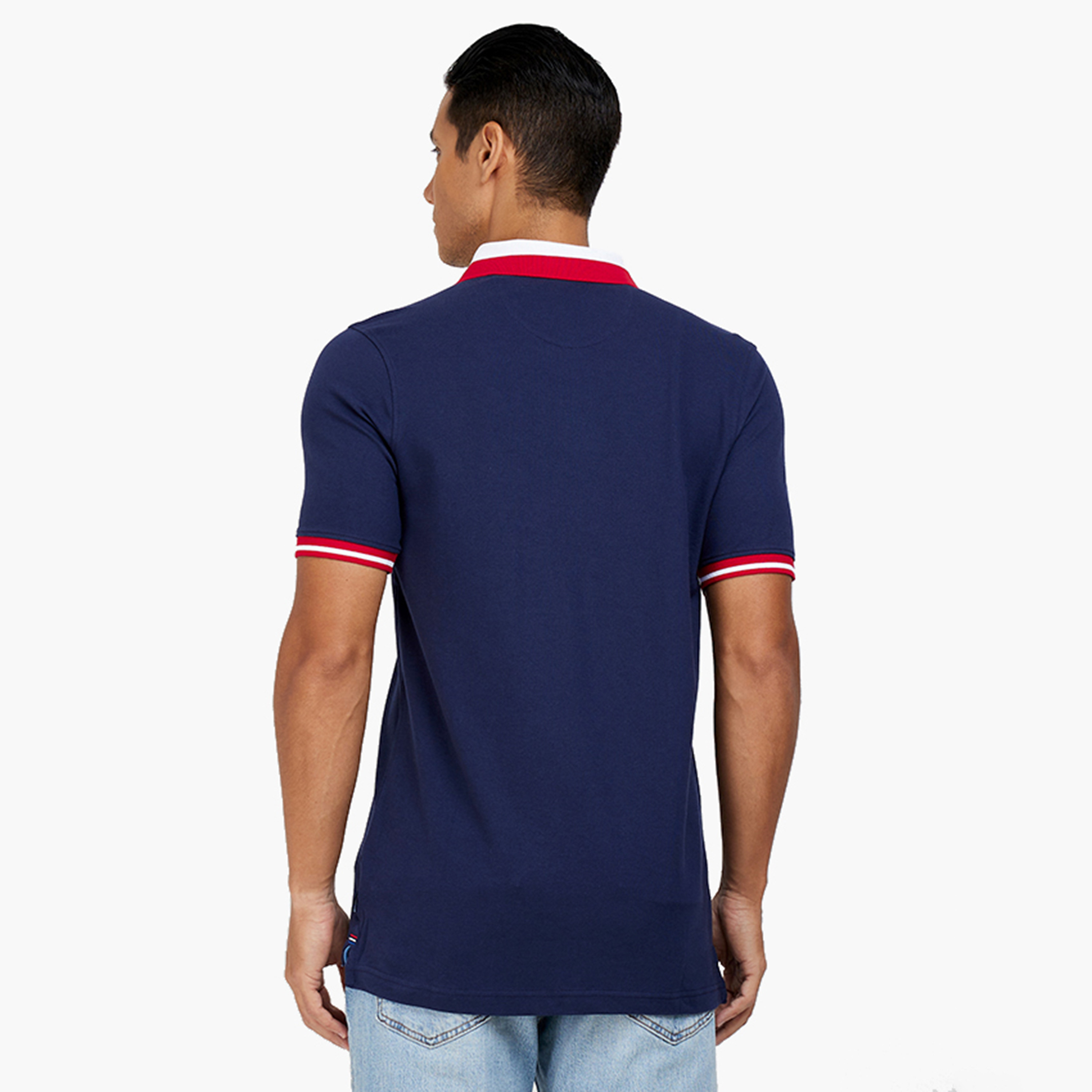 Beverly Hills Polo Club Plain Collared Short Sleeves Men's Polo T-Shirt-men-clothing-tshirtsandpolos-polos-image-4