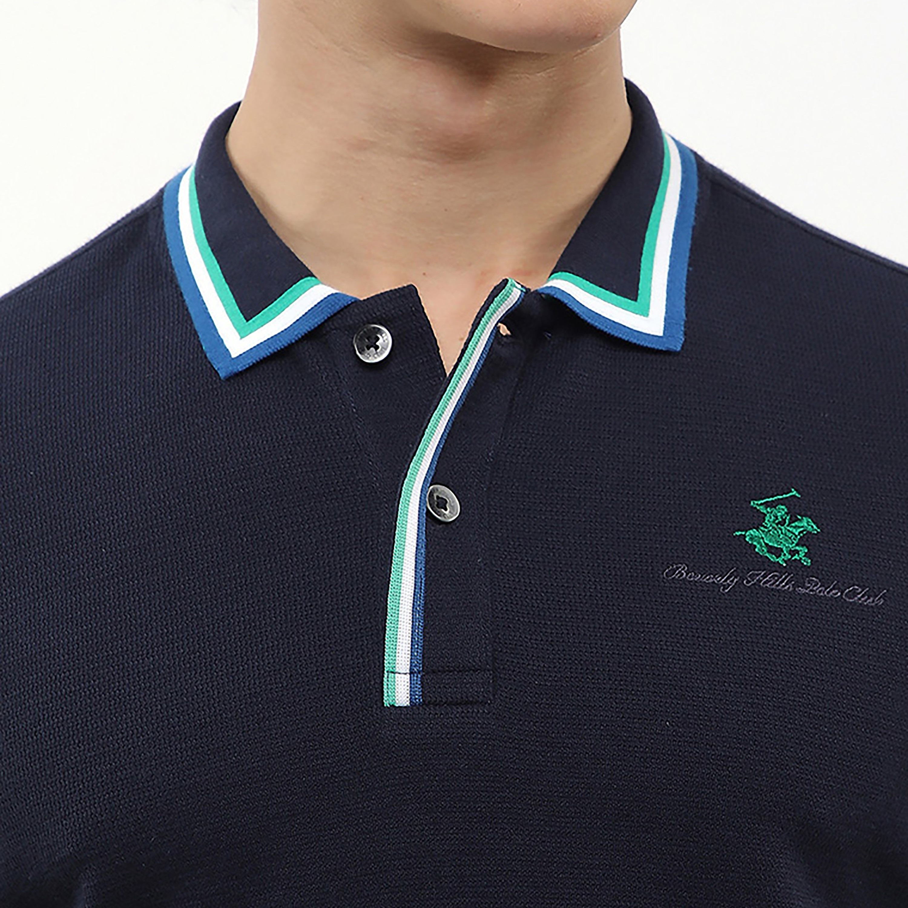 Beverly Hills Polo Club Plain Collared Short Sleeves Men's Polo T-Shirt-men-clothing-tshirtsandpolos-polos-image-5