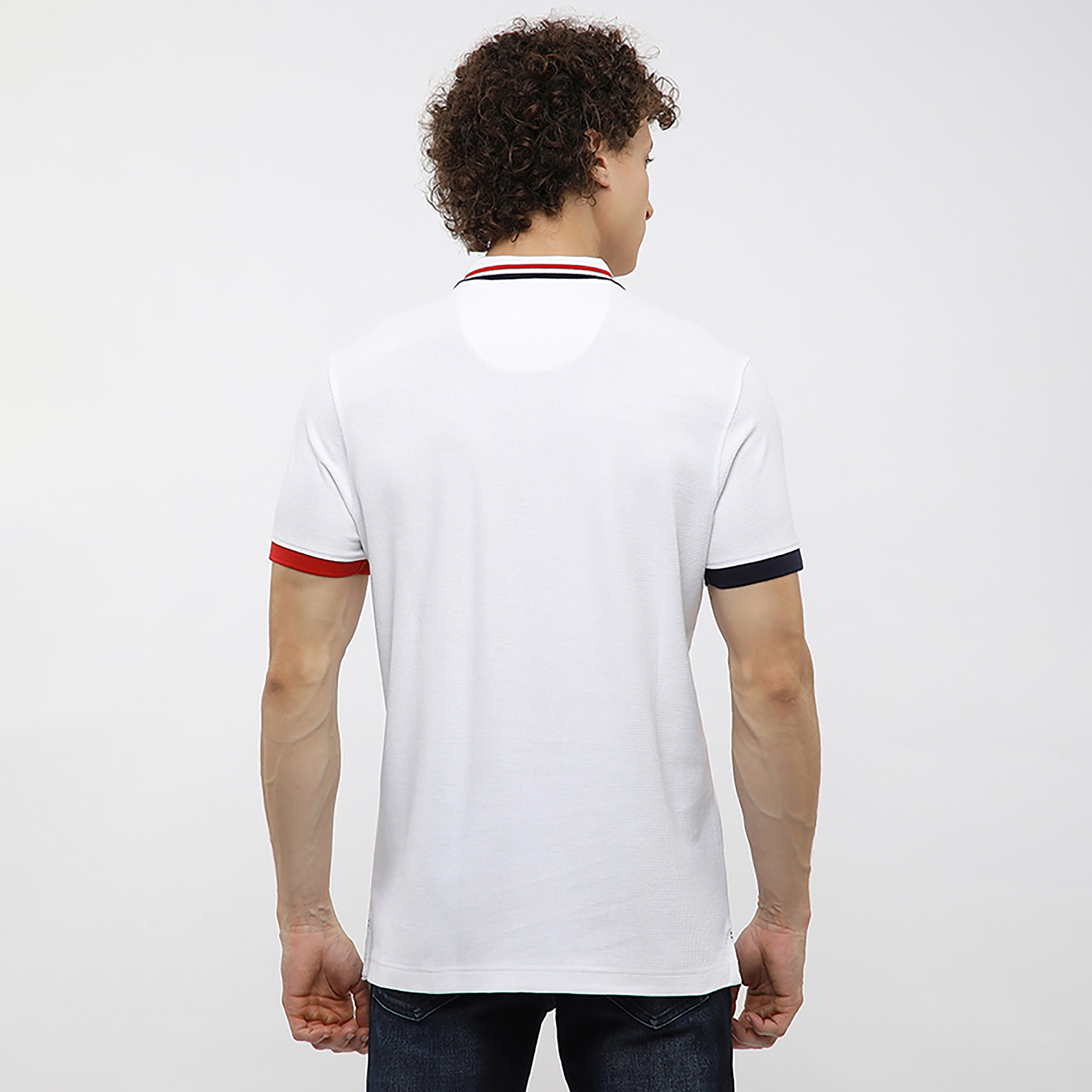 تي شيرت بولو رجالي سادة بأكمام قصيرة وياقة من بيفرلي هيلز بولو كلوب-men-clothing-tshirtsandpolos-polos-image-14
