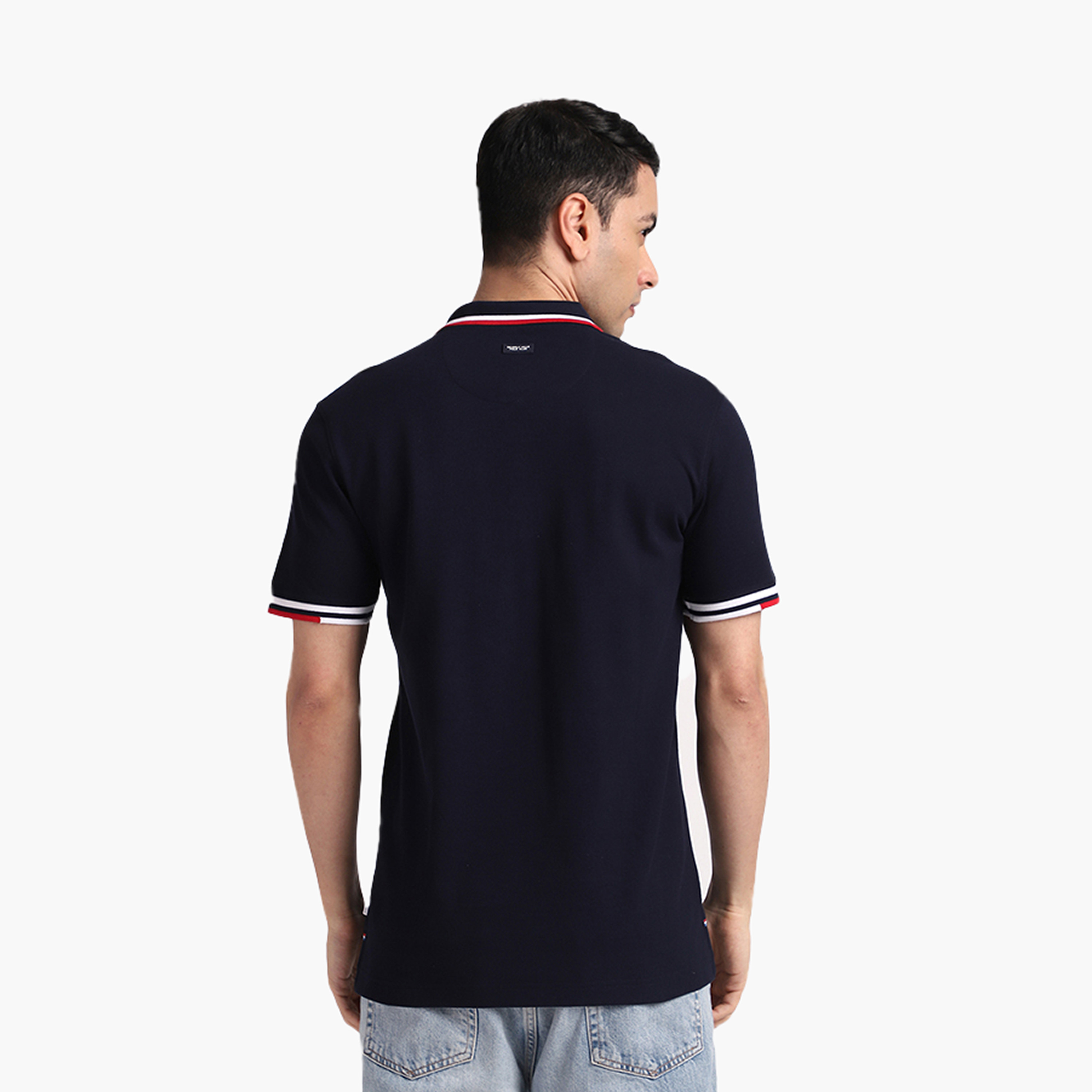 تي شيرت بولو رجالي سادة بأكمام قصيرة وياقة من بيفرلي هيلز بولو كلوب-men-clothing-tshirtsandpolos-polos-image-4