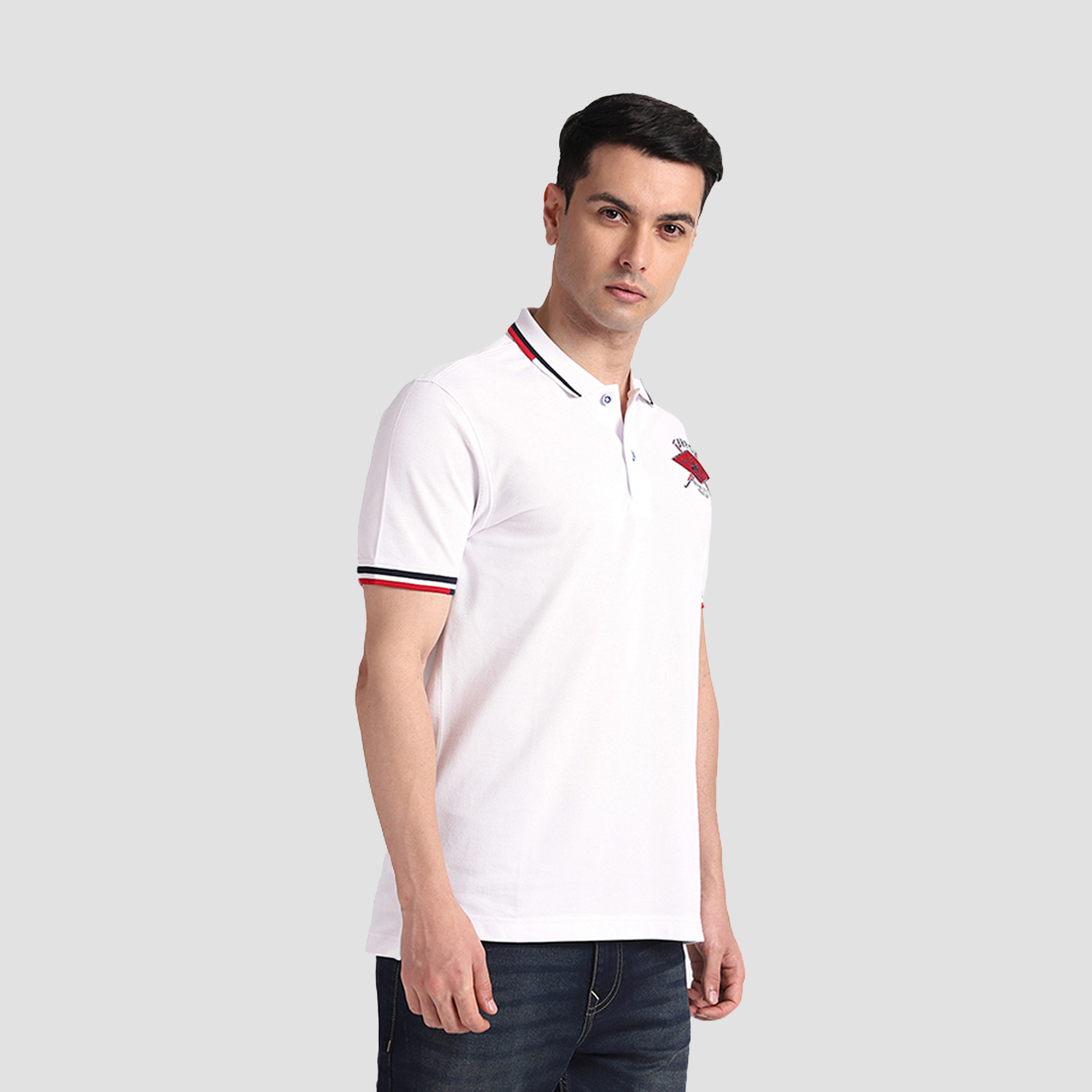 تي شيرت بولو رجالي سادة بأكمام قصيرة وياقة من بيفرلي هيلز بولو كلوب-men-clothing-tshirtsandpolos-polos-image-7